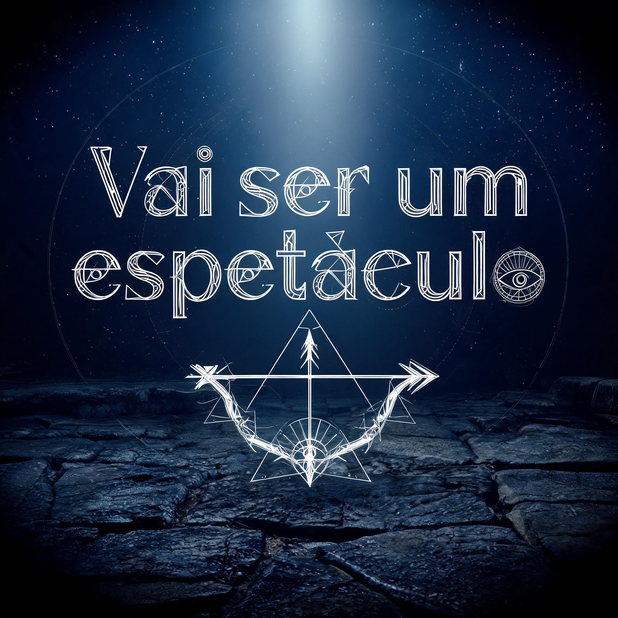 "Vai ser um espetáculo 🏹" — Celestial Symbol text effect