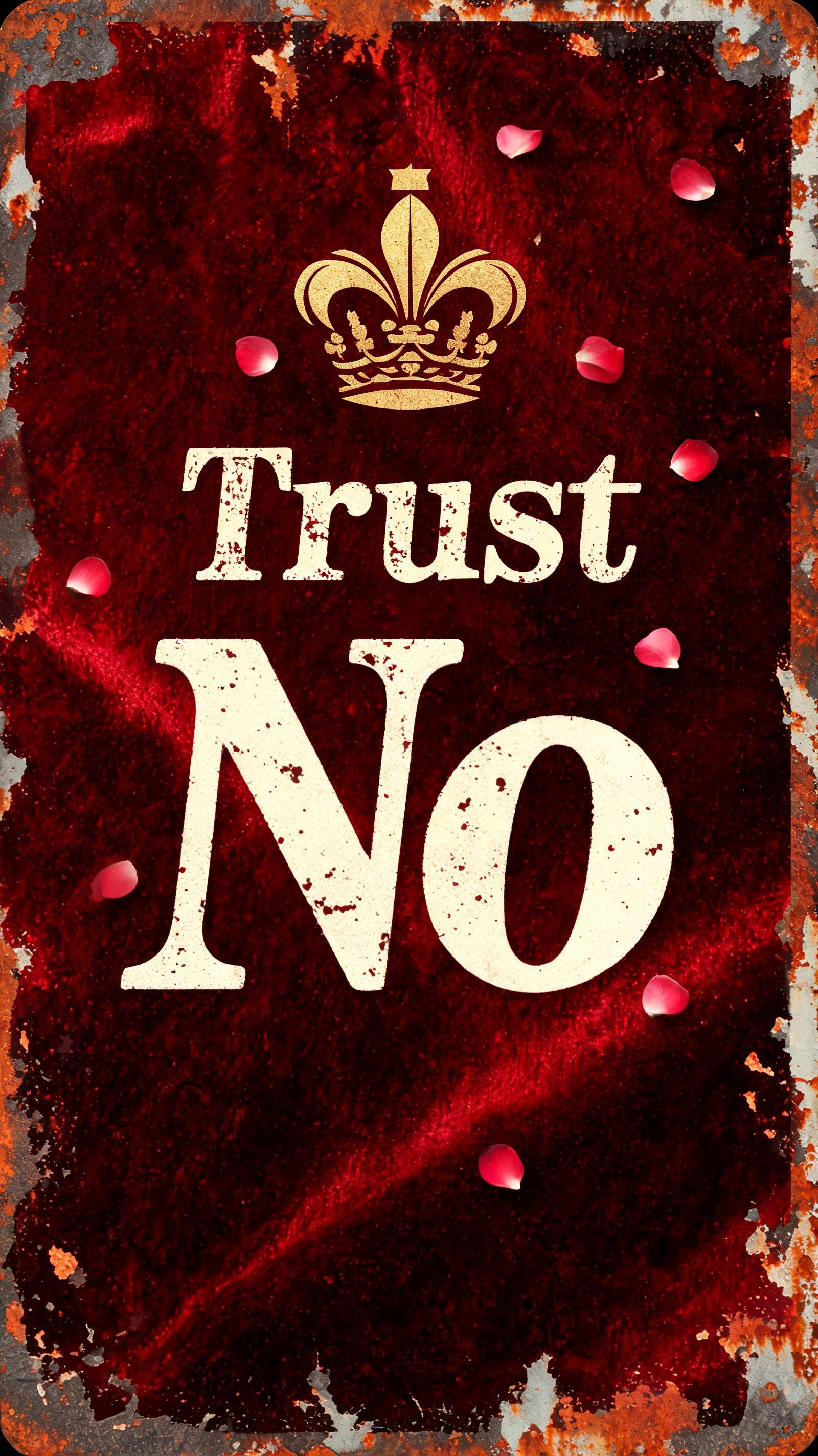 "Trust No" — Vintage | AI Text Effect Generator