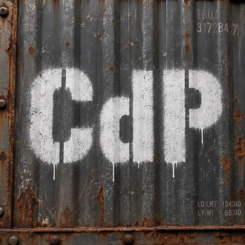 "CdP" — Stencil | AI Text Effect Generator