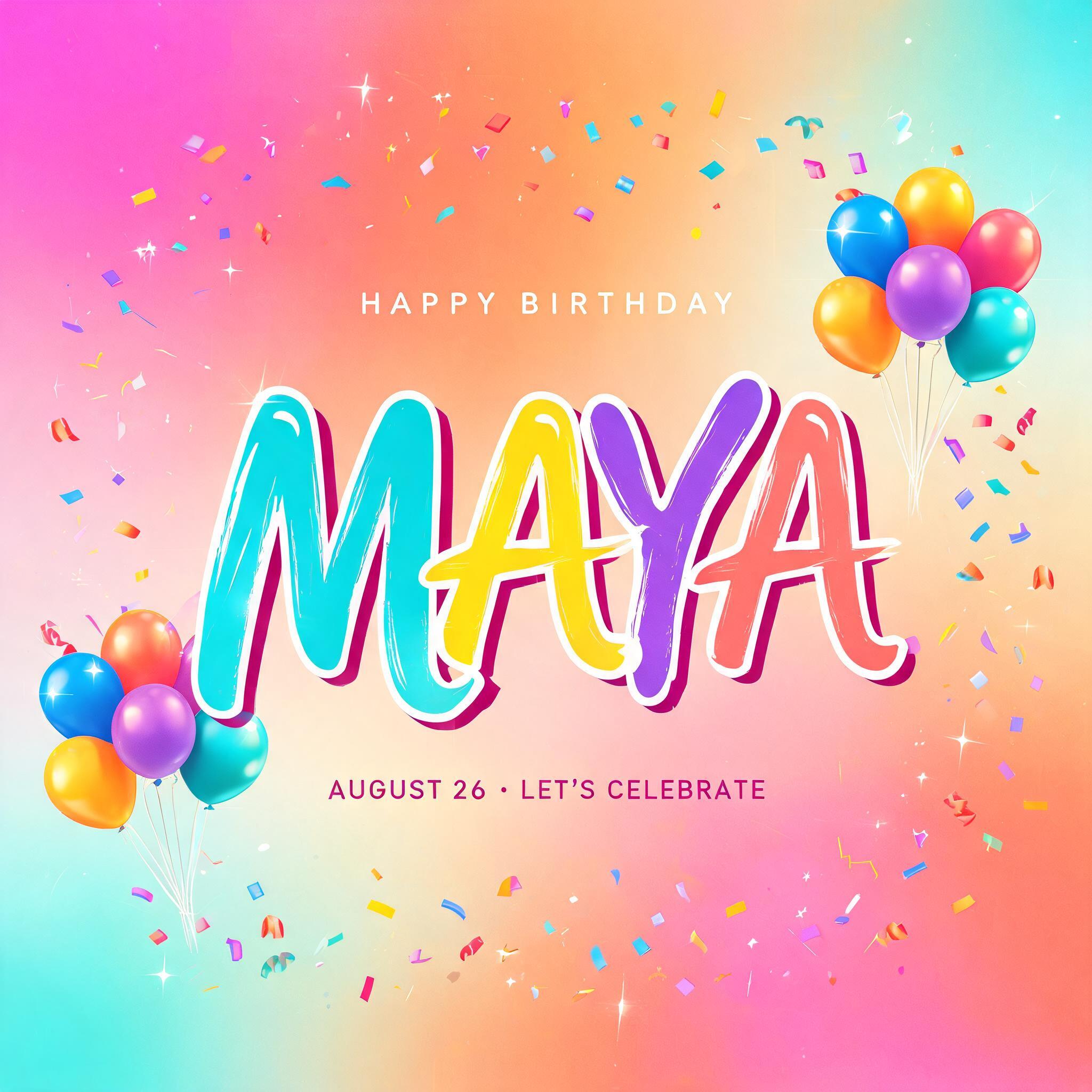 "HAPPY BIRTHDAY" — Birthday | AI Text Effect Generator