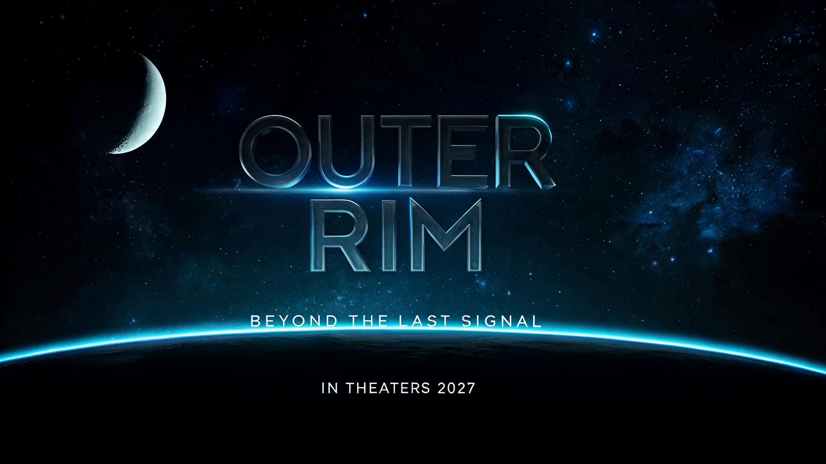 "Make me a sci-fi title that says OUTER RIM in cold cinema lettering" — Cinematic | AI Text Effect Generator