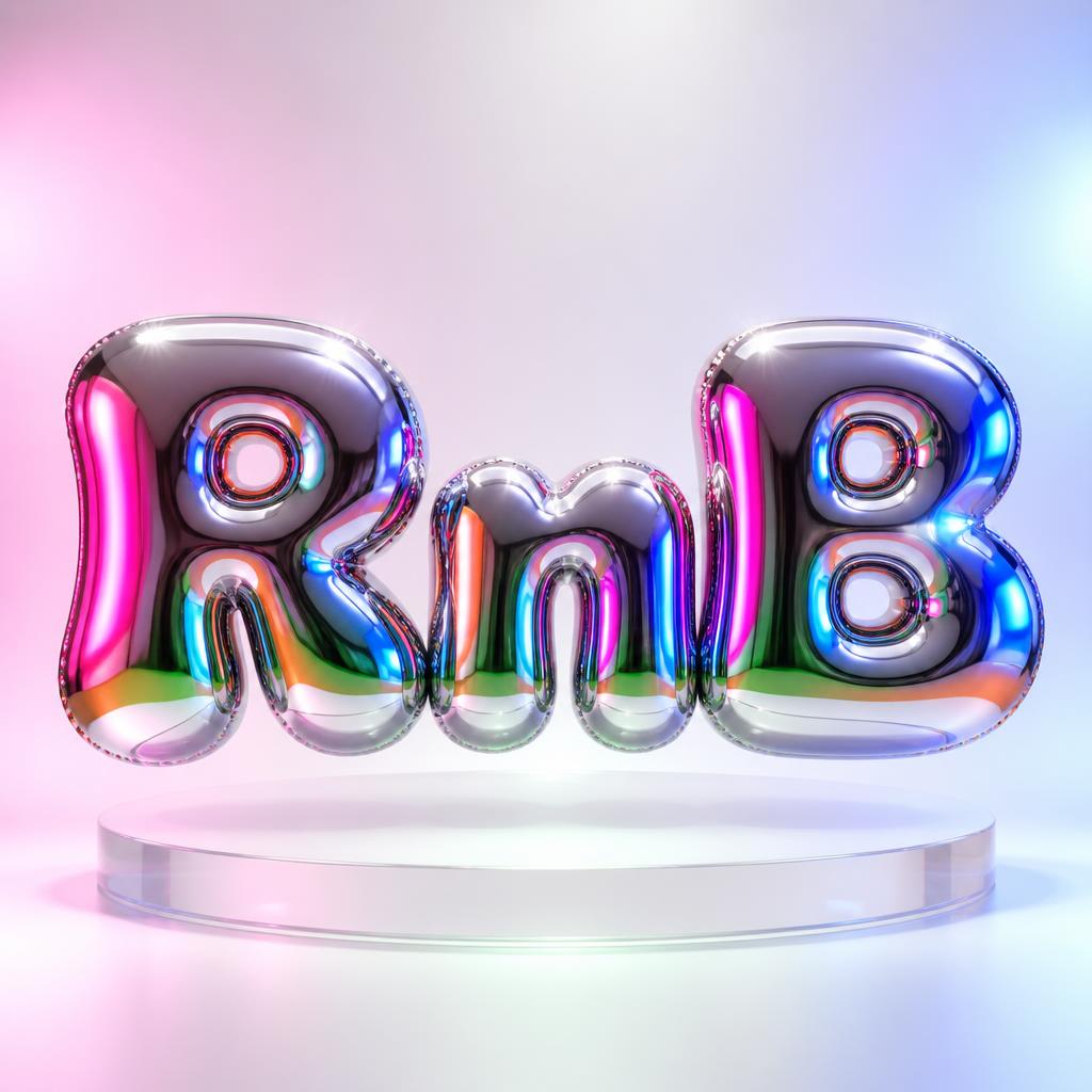 "RnB" — Y2k Chrome | AI Text Effect Generator