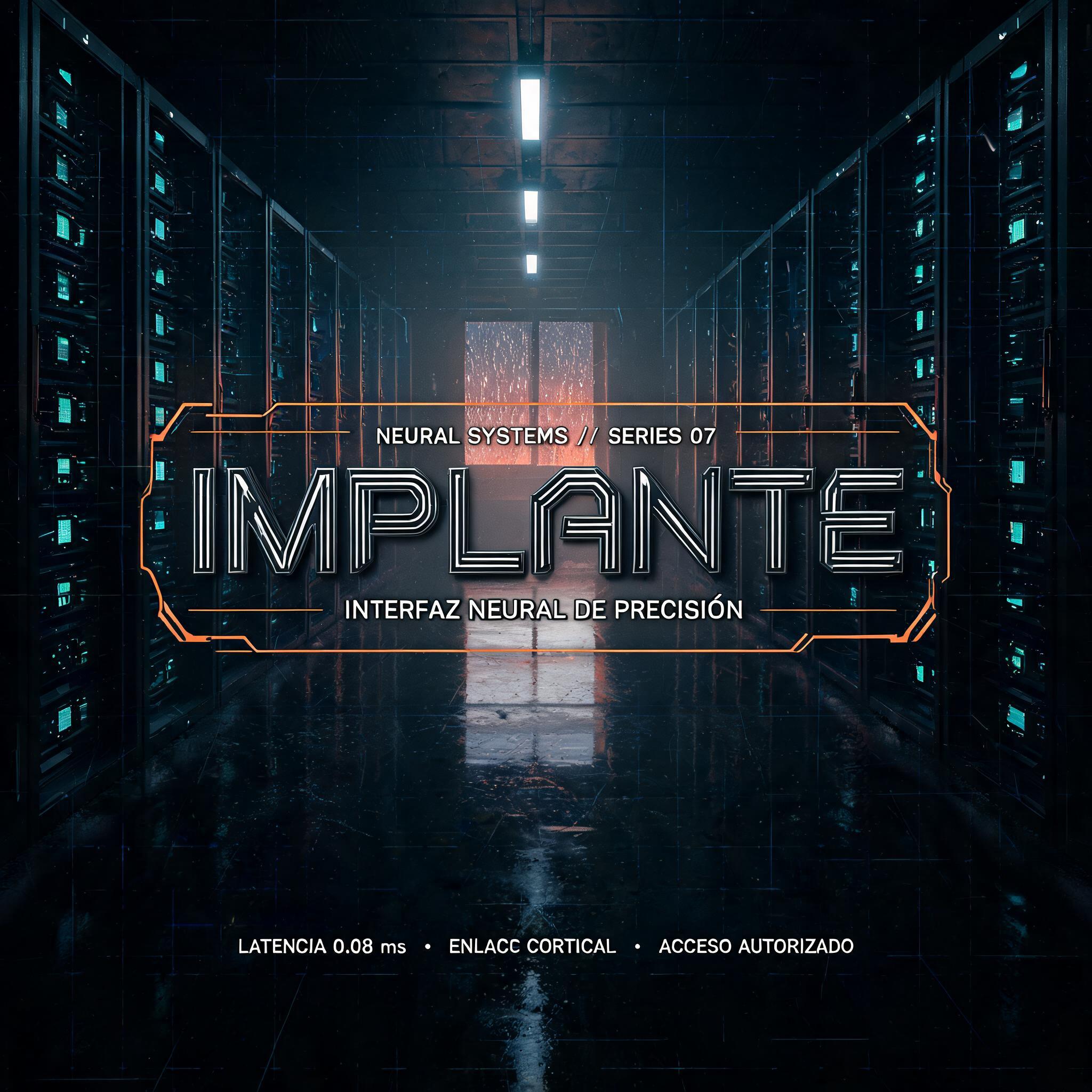 IMPLANTE
INTERFAZ NEURAL DE PRECISIÓN
NEURAL SYSTEMS // SERIES 07
LATENCIA 0.08 ms  ·  ENLACE CORTICAL  ·  ACCESO AUTORIZADO