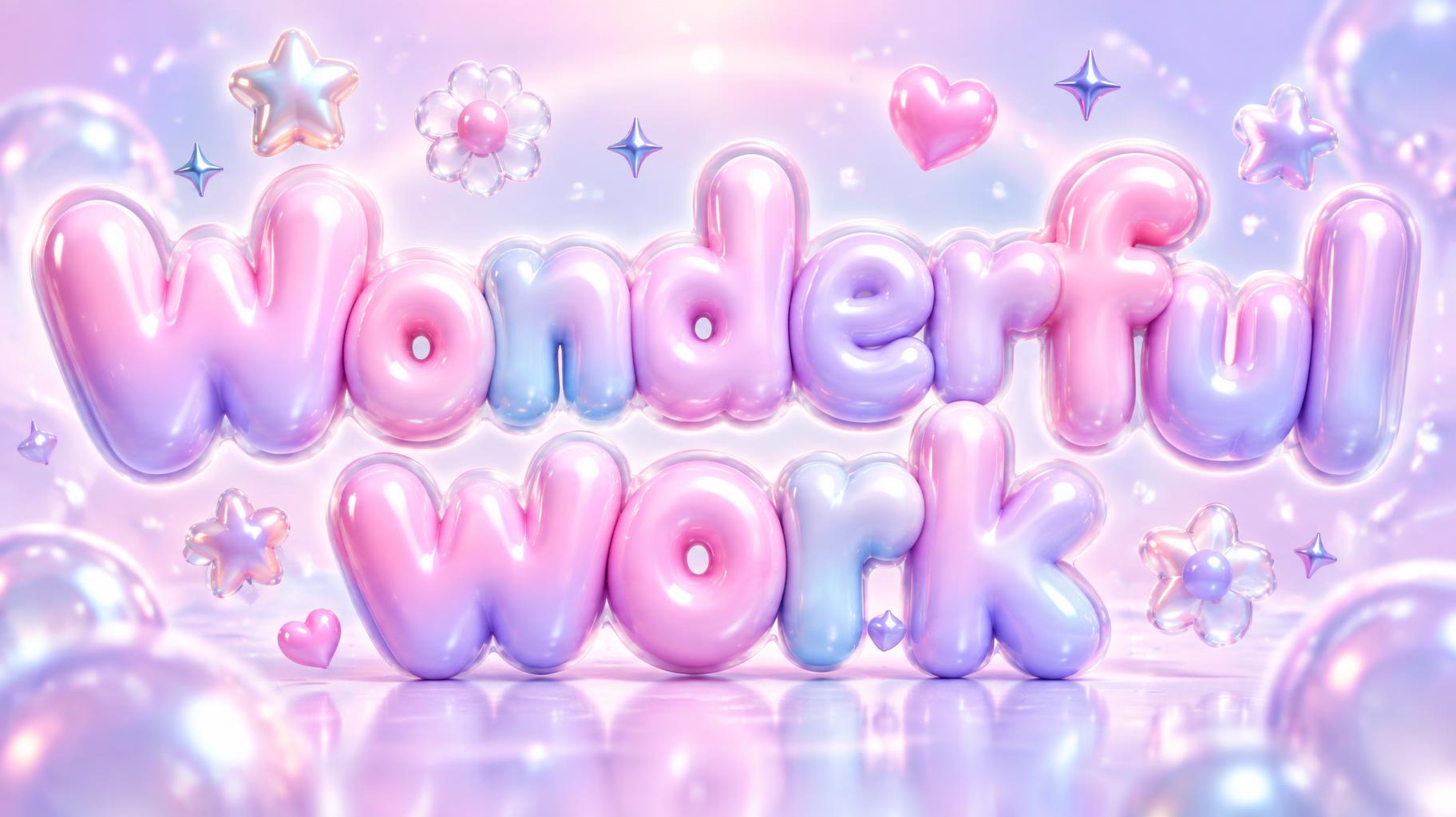 Wonderful work