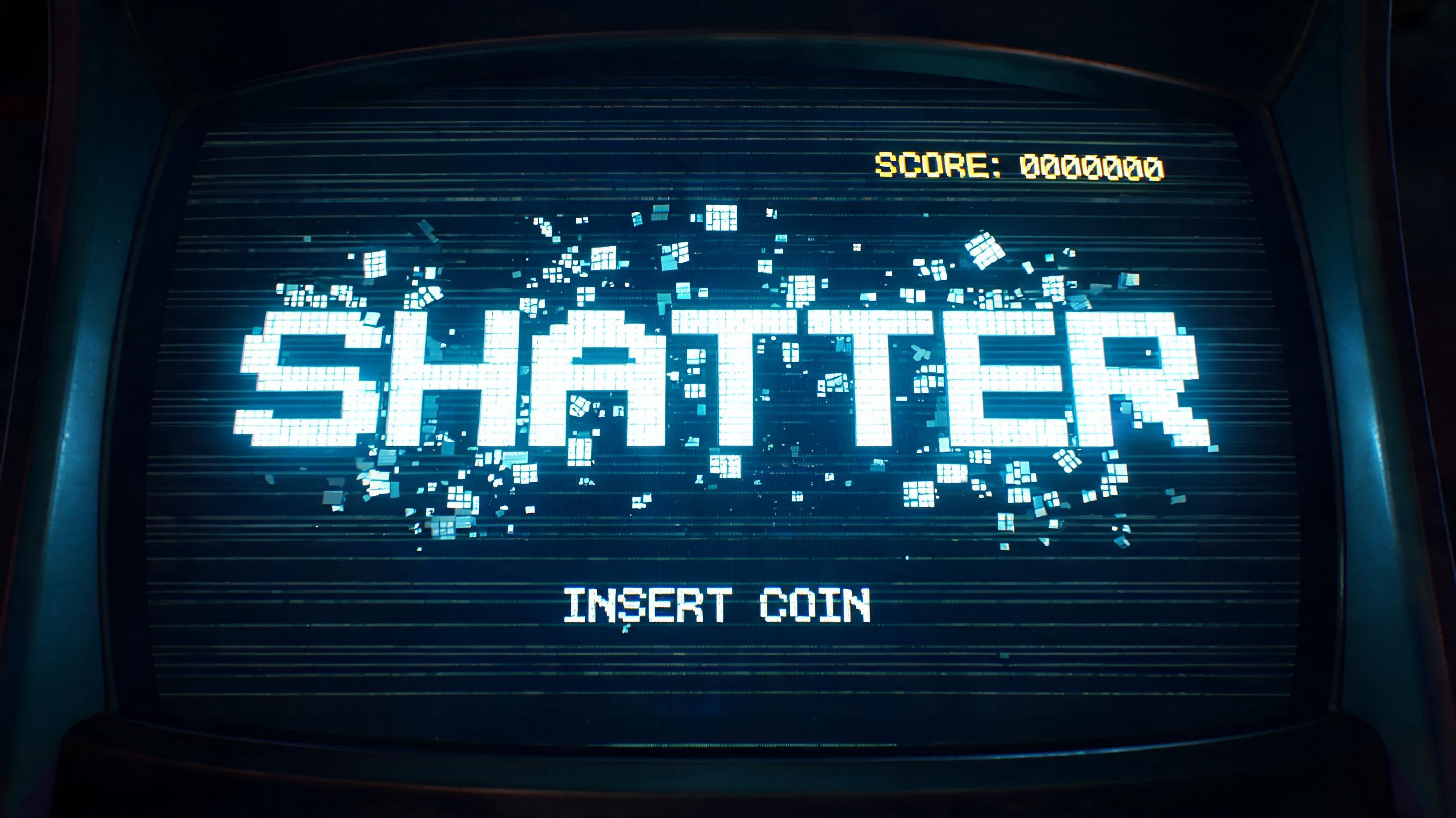 "Shatter" — Pixel Art | AI Text Effect Generator