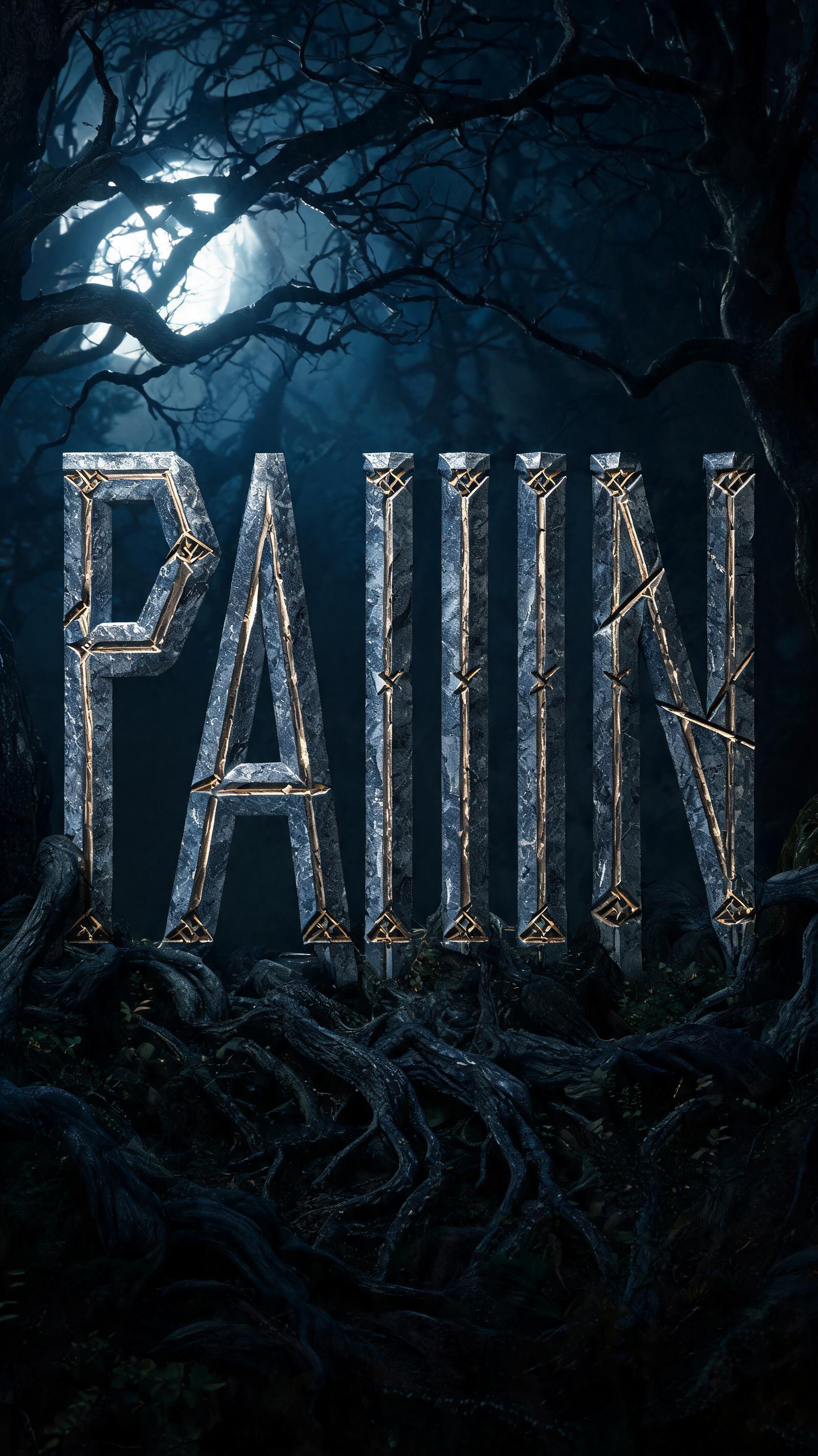 "PAIIIIIN" — Viking | AI Text Effect Generator