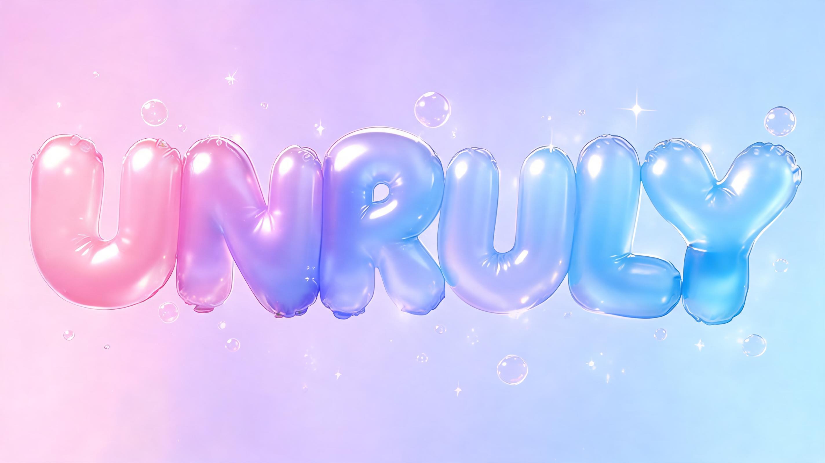 "𝖀𝕹𝕽𝖀𝕷𝖄" — Bubble | AI Text Effect Generator