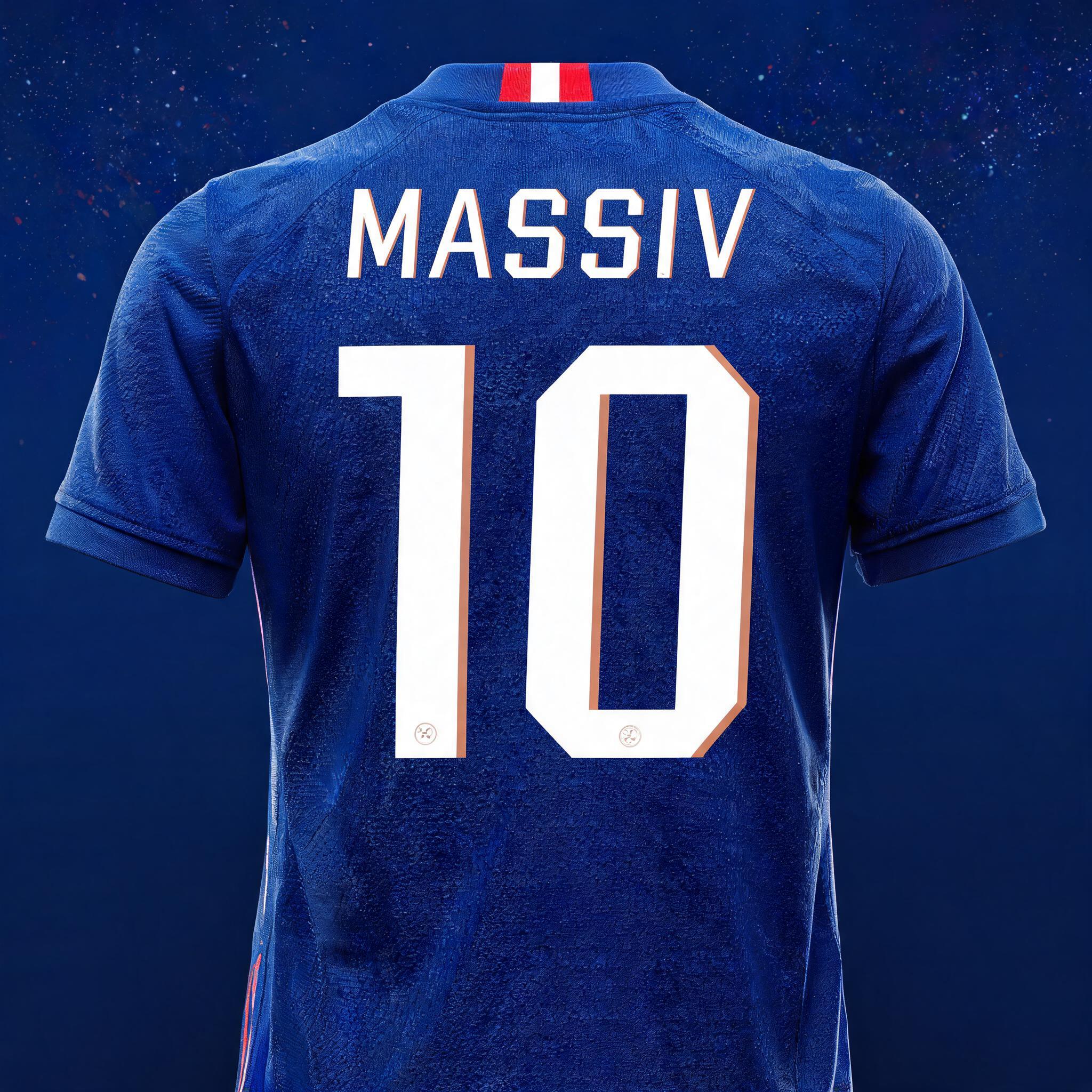 "MASSIV
10" — Sports Football | AI Text Effect Generator