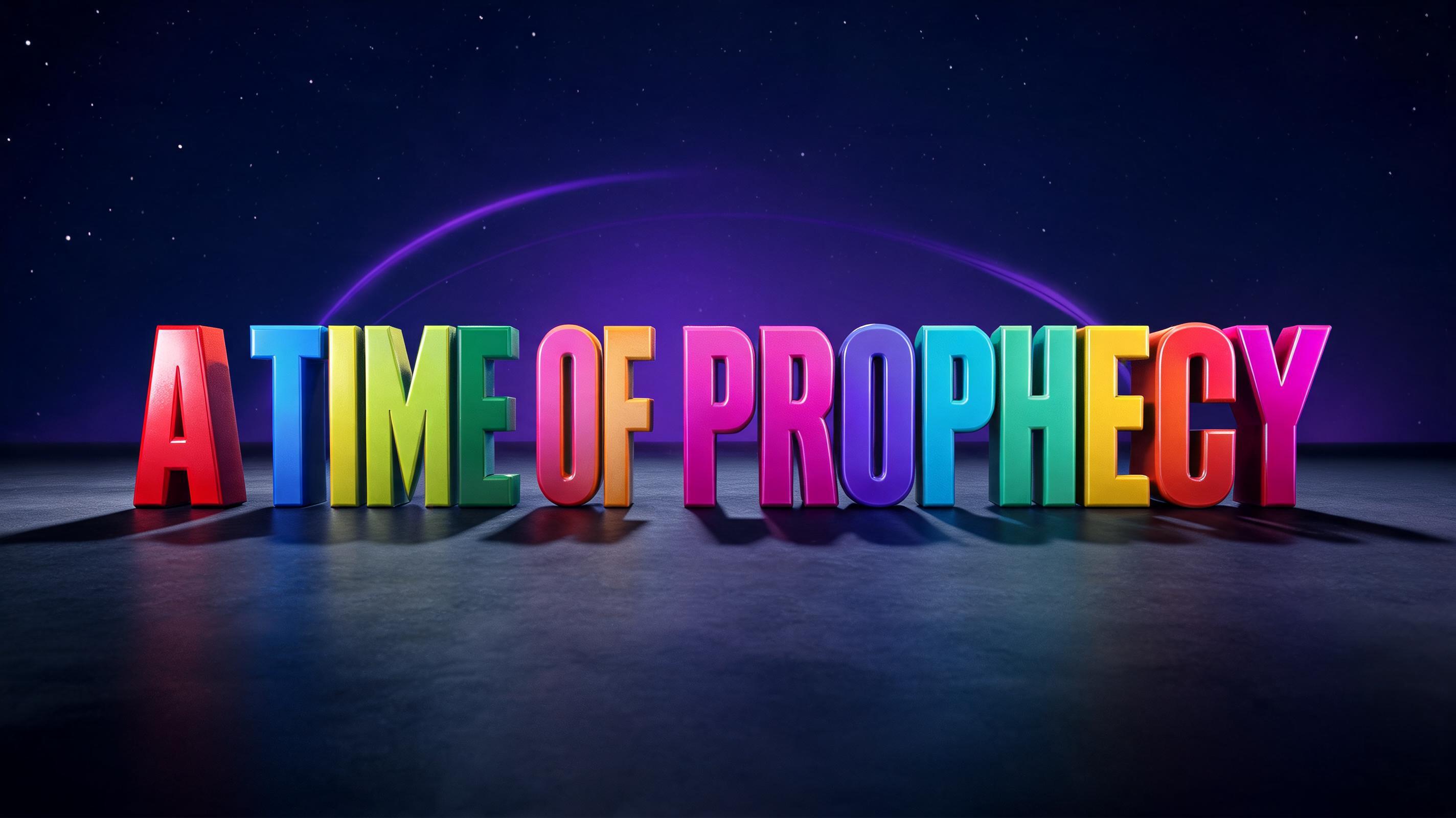 "A TIME OF PROPHECY" — 3d Bold | AI Text Effect Generator