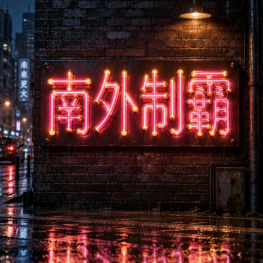 "南外制霸" — Neon Sign | AI Text Effect Generator