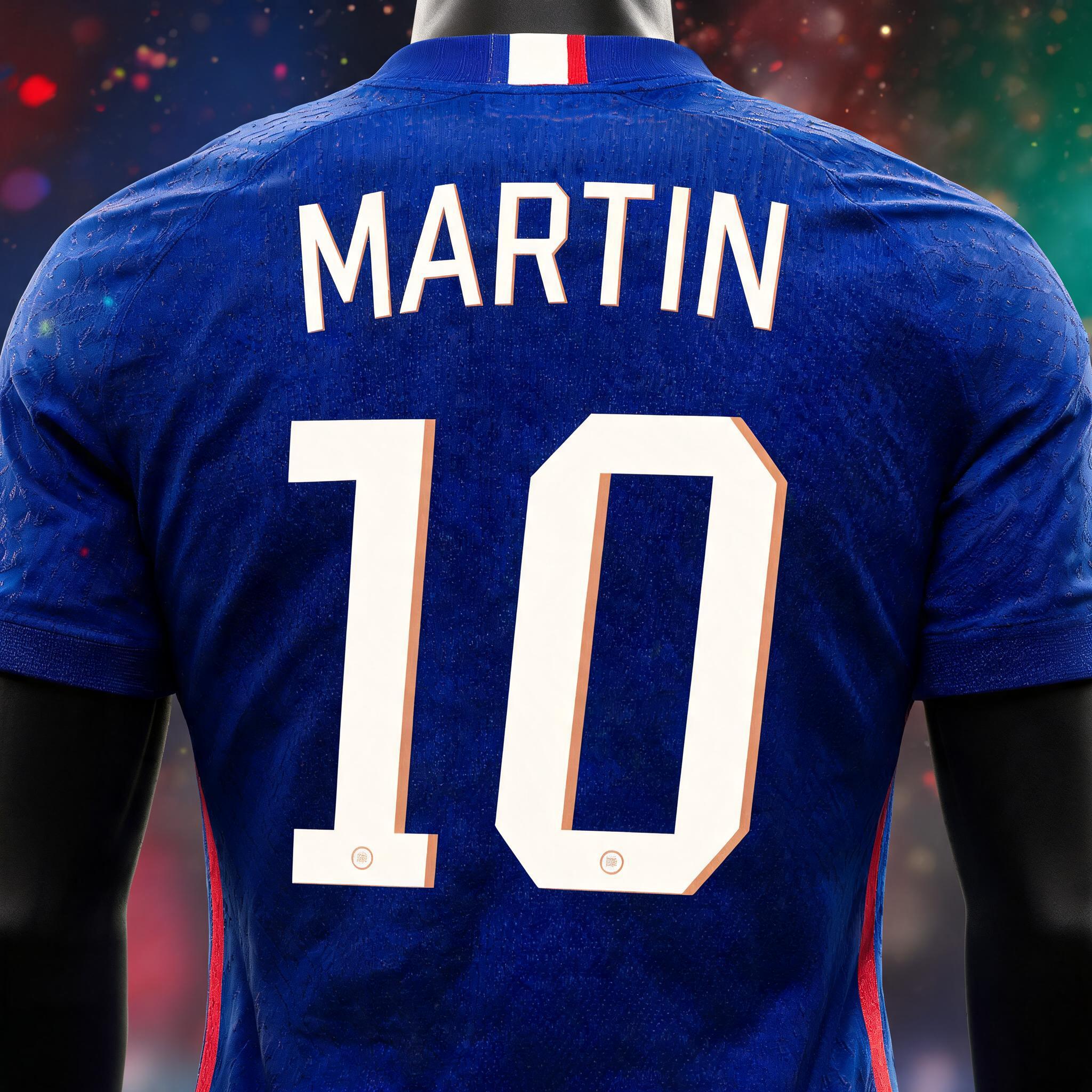 "MARTIN
10" — Sports Football | AI Text Effect Generator