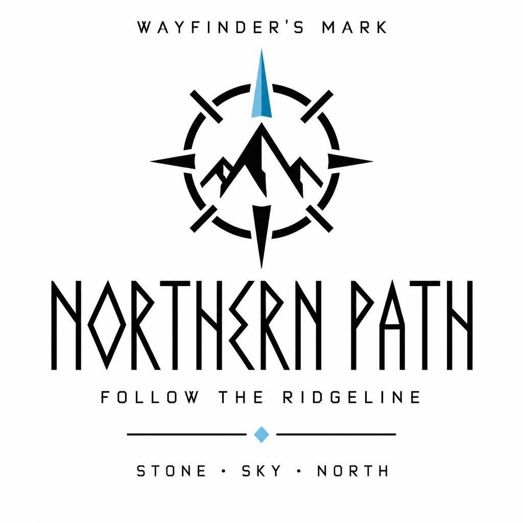 NORTHERN PATH
FOLLOW THE RIDGELINE
WAYFINDER’S MARK
STONE · SKY · NORTH