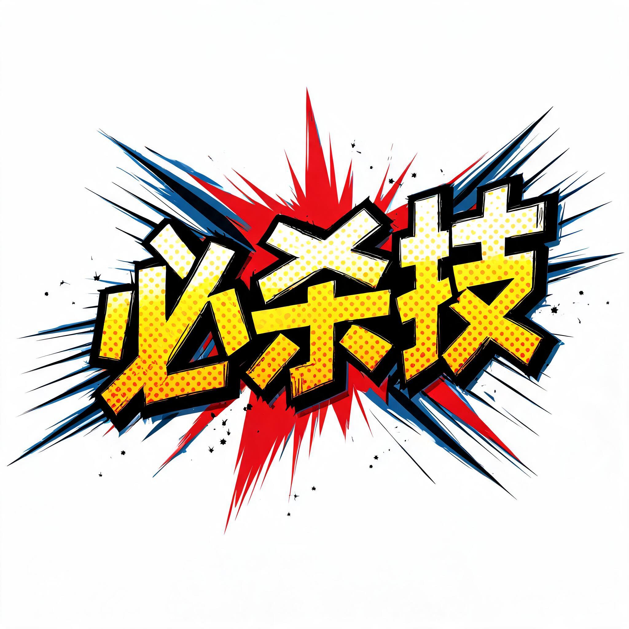 "必杀技" — Comic Book | AI Text Effect Generator