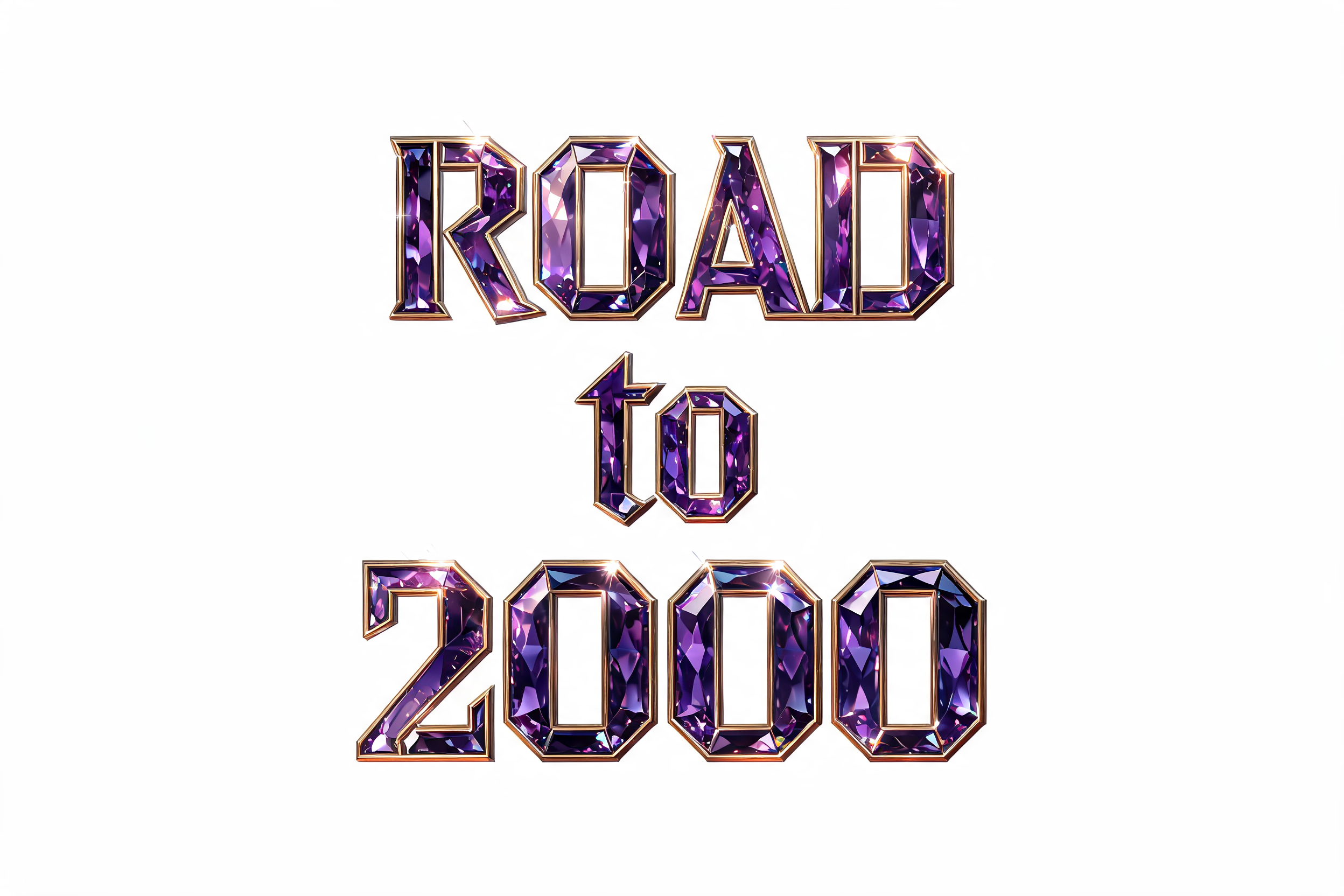 "Road 
  to 
2000" — Steampunk text effect