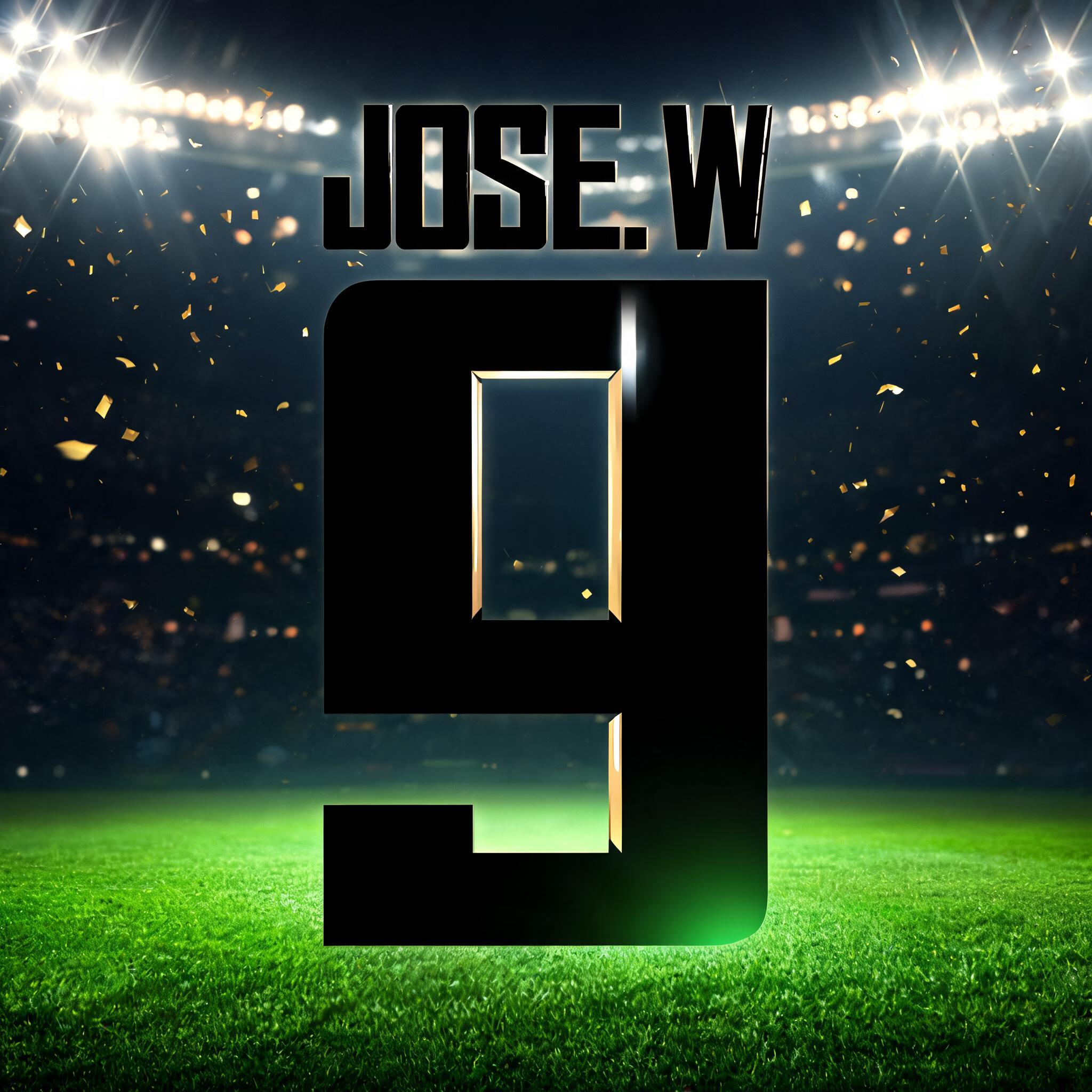"JOSE. W
9" — Sports Football | AI Text Effect Generator