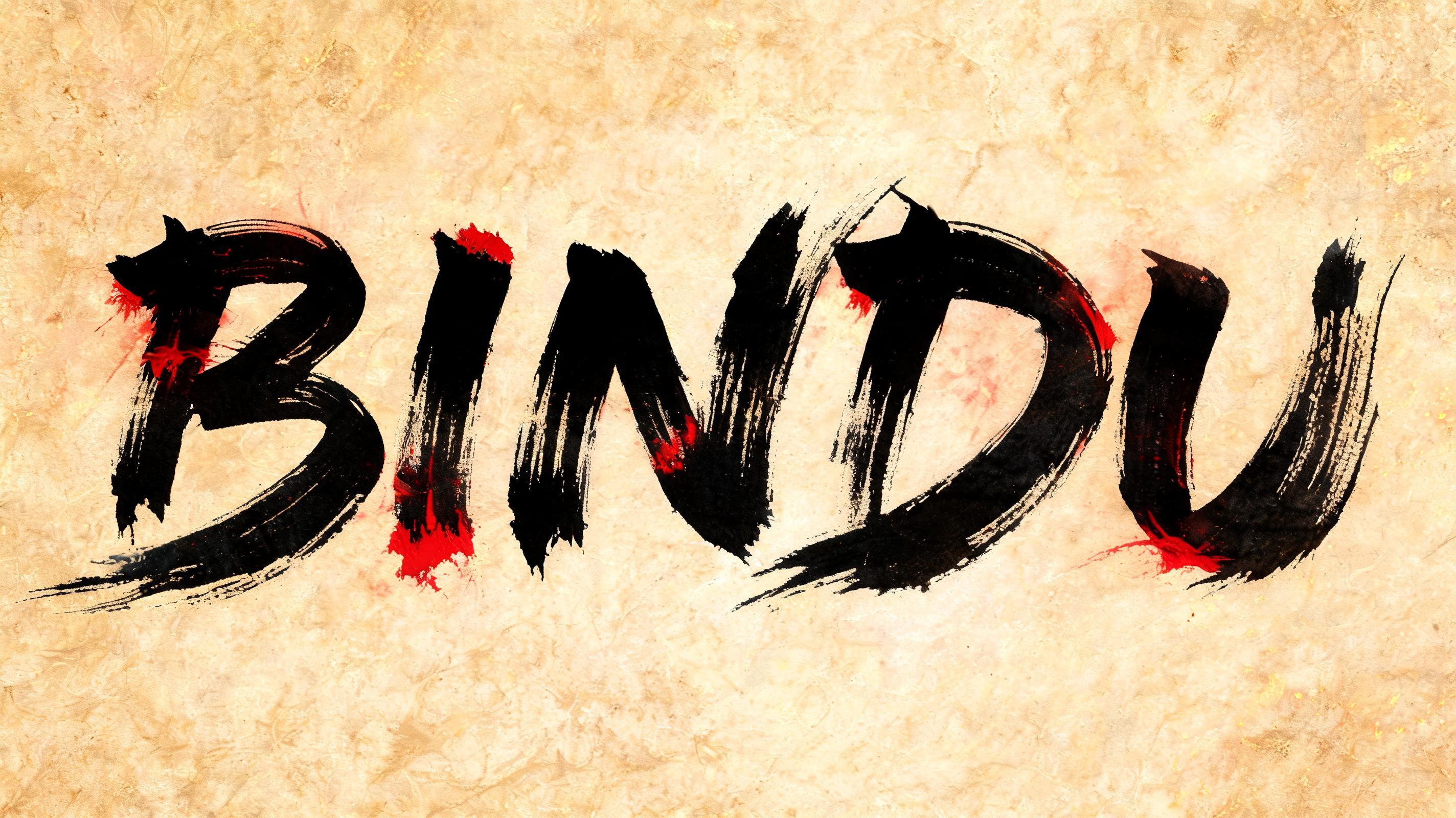 "Bindu" — Brush Chinese Ink | AI Text Effect Generator