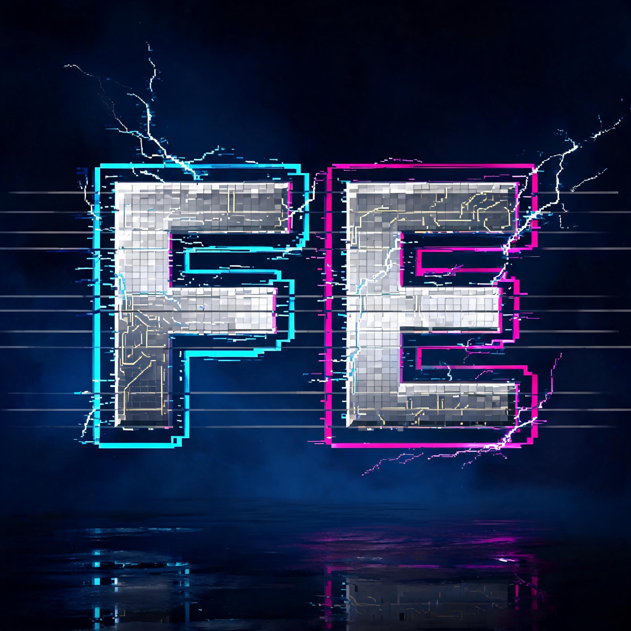 "FE" — Cyberpunk | AI Text Effect Generator