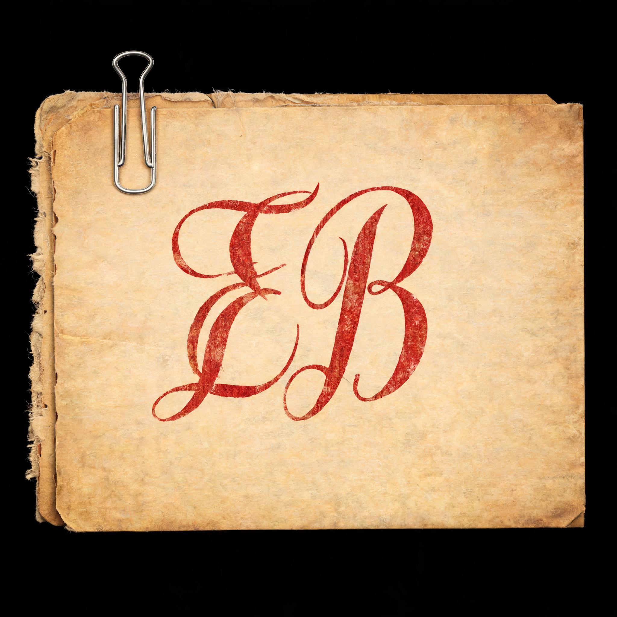 "EB" — Vintage | AI Text Effect Generator