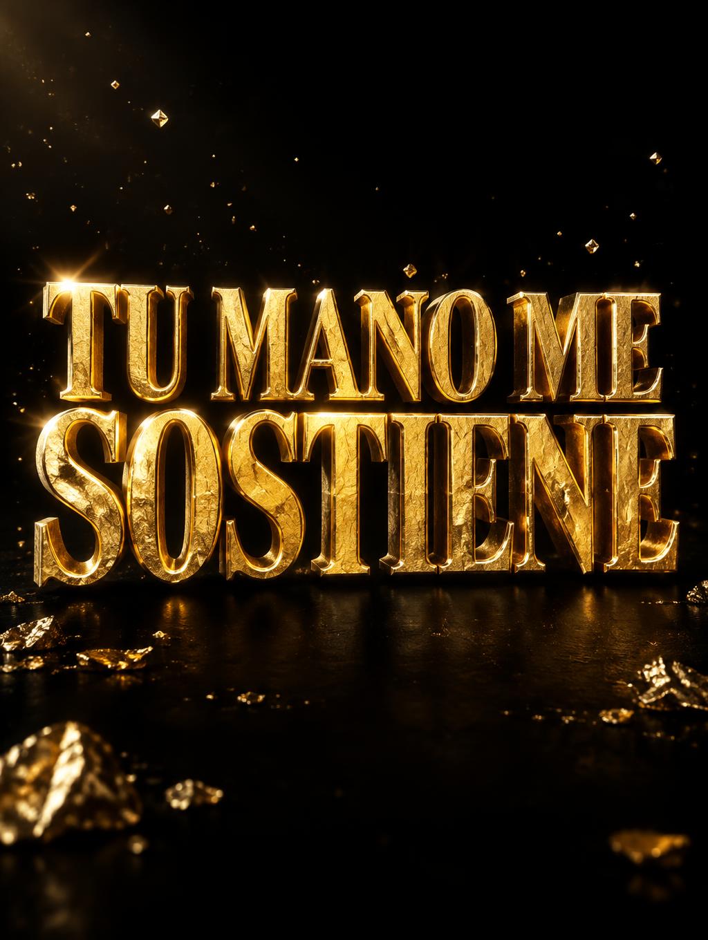 "TU MANO ME 
SOSTIENE" — Luxury Gold | AI Text Effect Generator