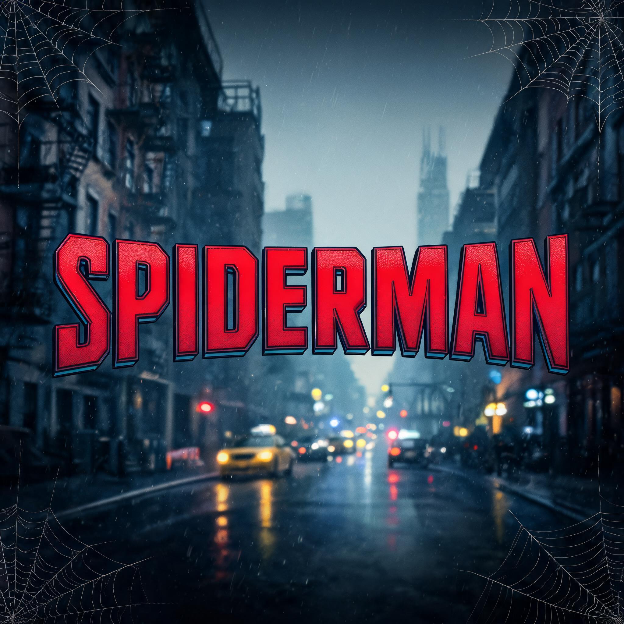 "SPIDERMAN" — Spider Hero | AI Text Effect Generator