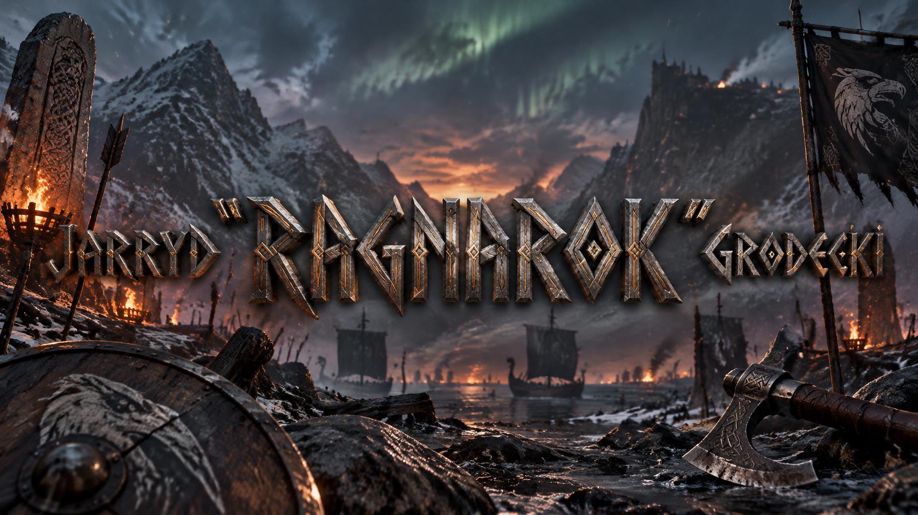 "Jarryd "RAGNAROK " Grodecki" — Viking | AI Text Effect Generator