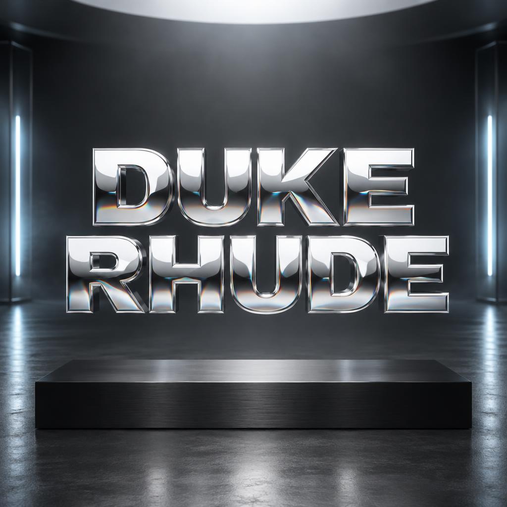 "DUKE RHUDE" —  | AI Text Effect Generator