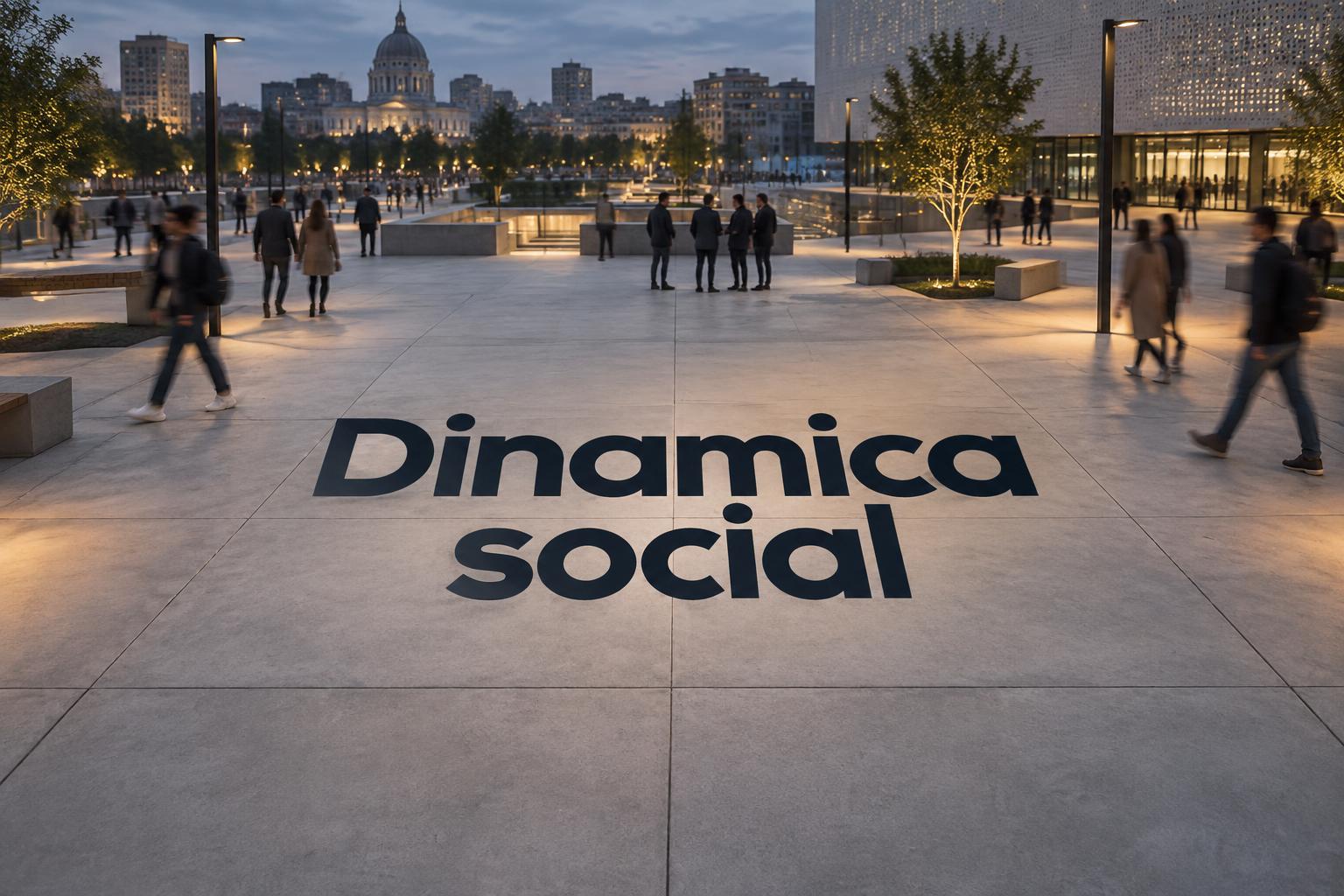 "Dinamica social" —  | AI Text Effect Generator