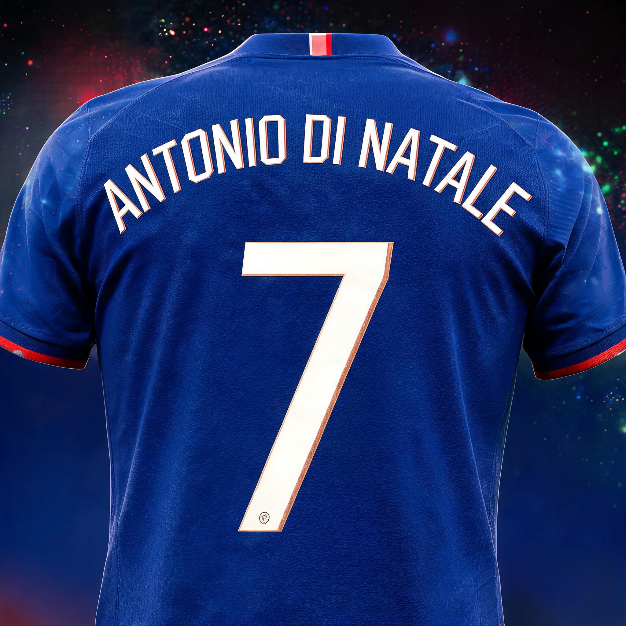 "ANTONIO DI NATALE" — Sports Football | AI Text Effect Generator
