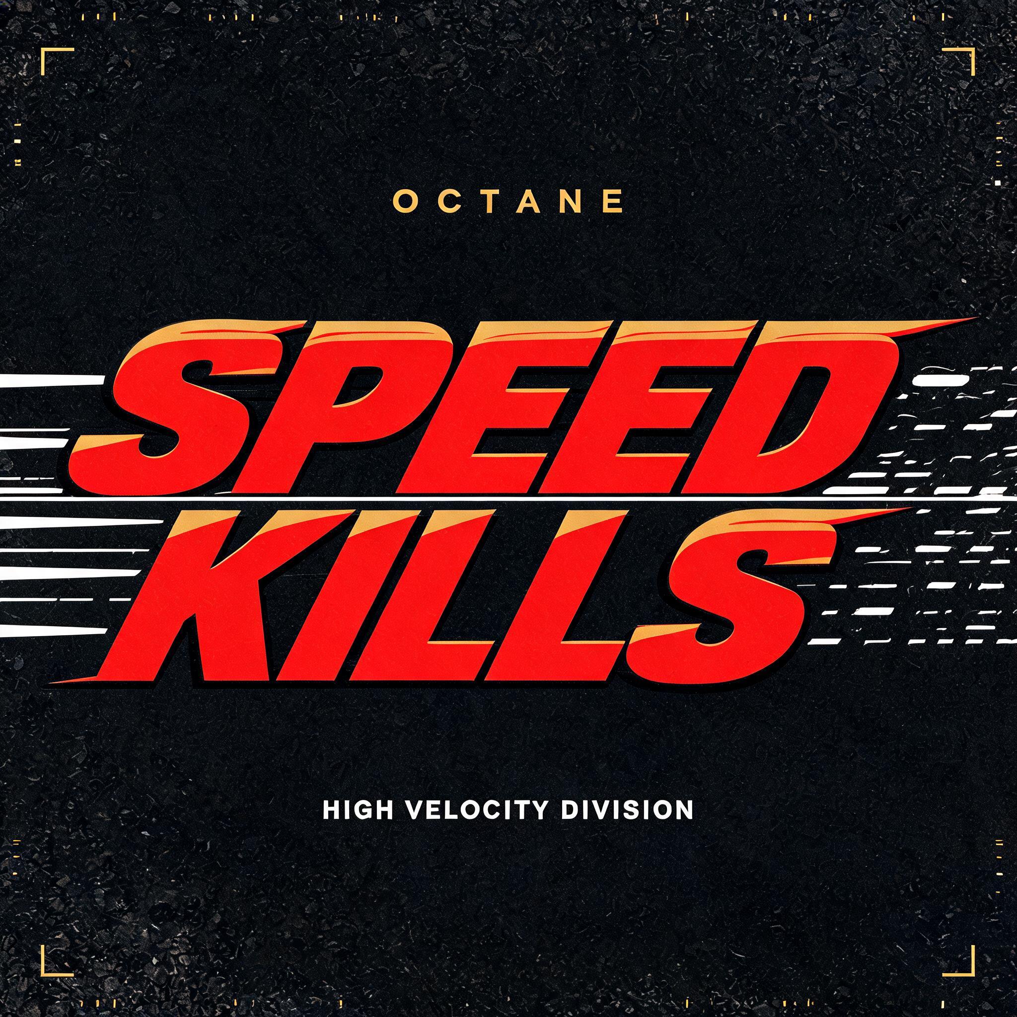 SPEED
KILLS
OCTANE
HIGH VELOCITY DIVISION