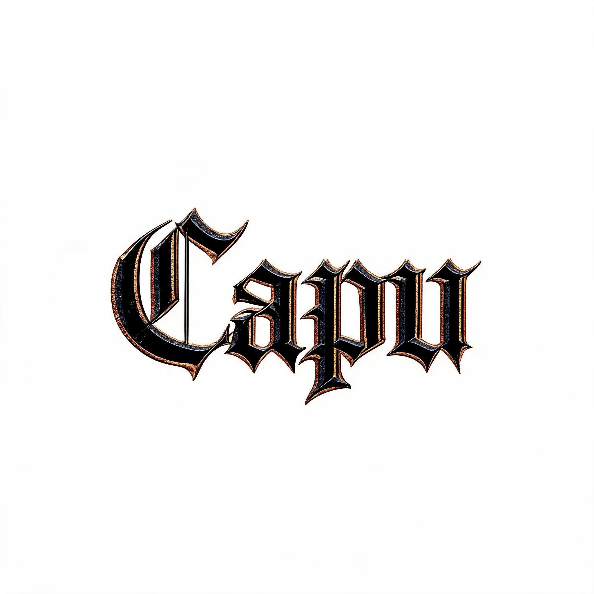 "Capu" — Gothic Font | AI Text Effect Generator