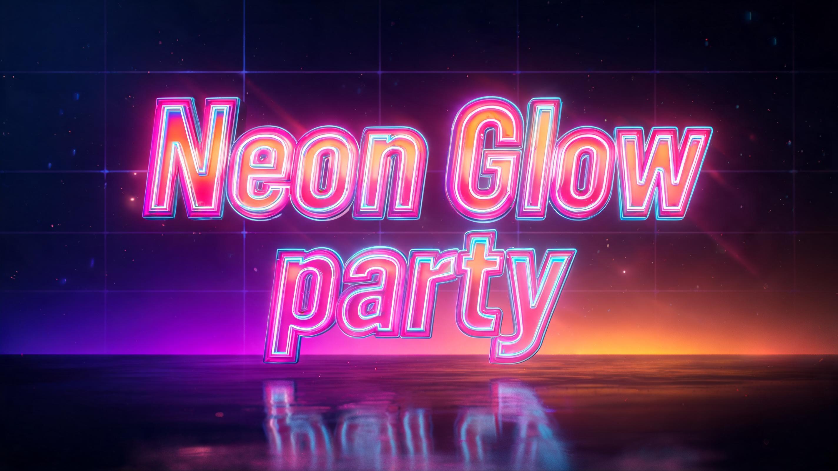 Neon Glow party
