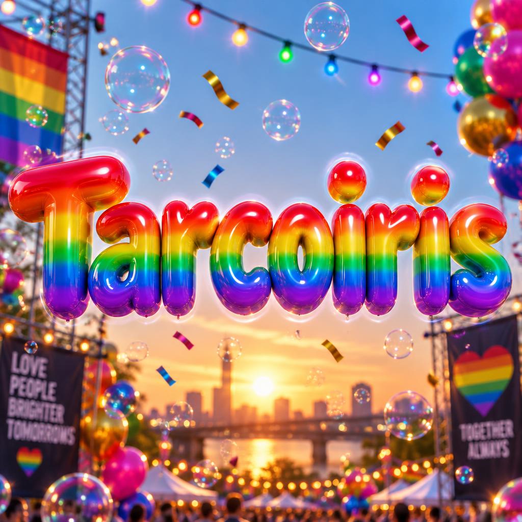 "Tarcoiris" — Rainbow | AI Text Effect Generator