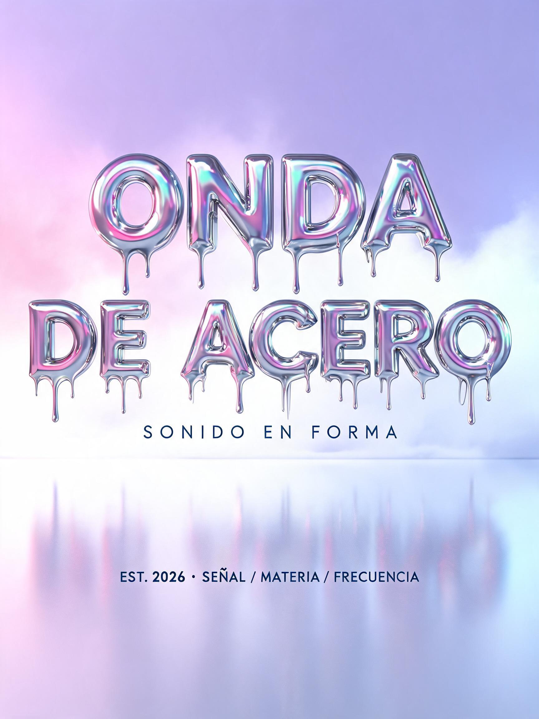 ONDA DE ACERO
SONIDO EN FORMA
EST. 2026 · SEÑAL / MATERIA / FRECUENCIA