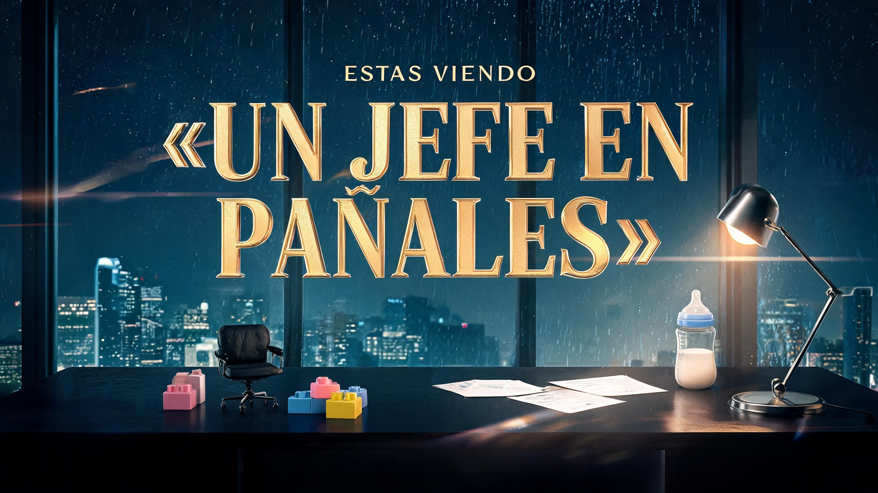 "ESTAS VIENDO «UN JEFE EN PAÑALES »" — Cinematic | AI Text Effect Generator