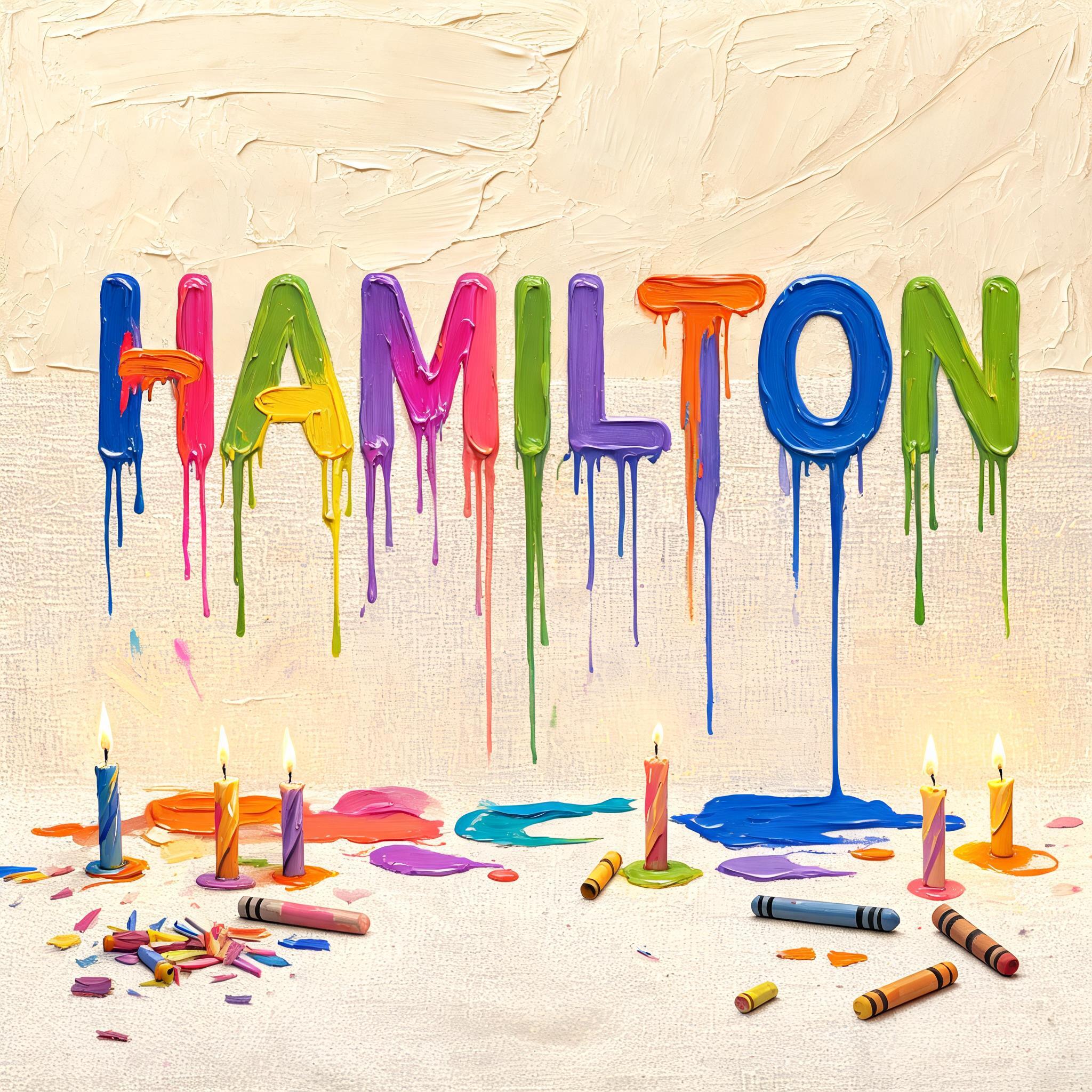 "Hamilton" —  | AI Text Effect Generator