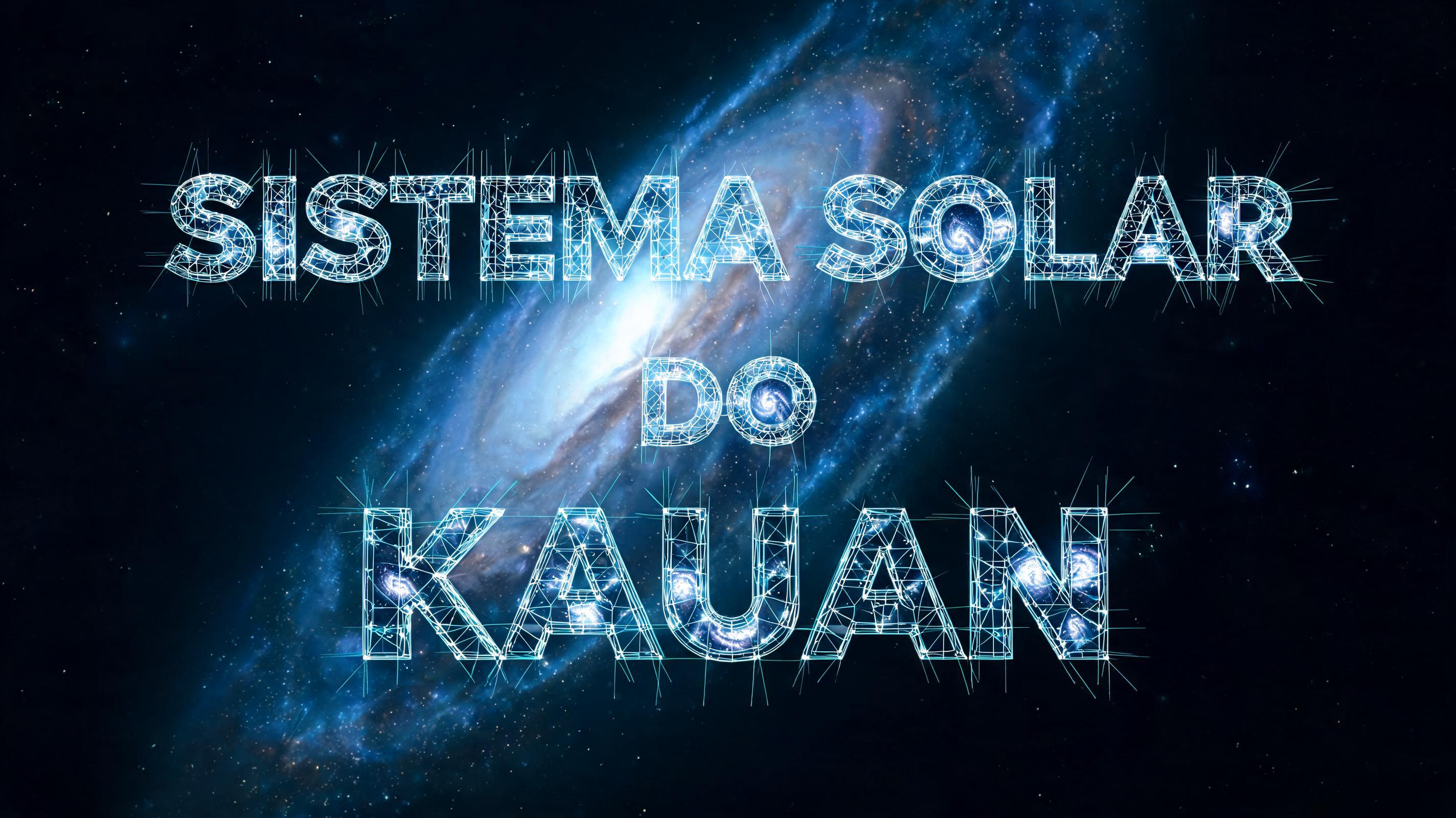 "SISTEMA SOLAR
     DO
 KAUAN" — Cinematic Scifi text effect