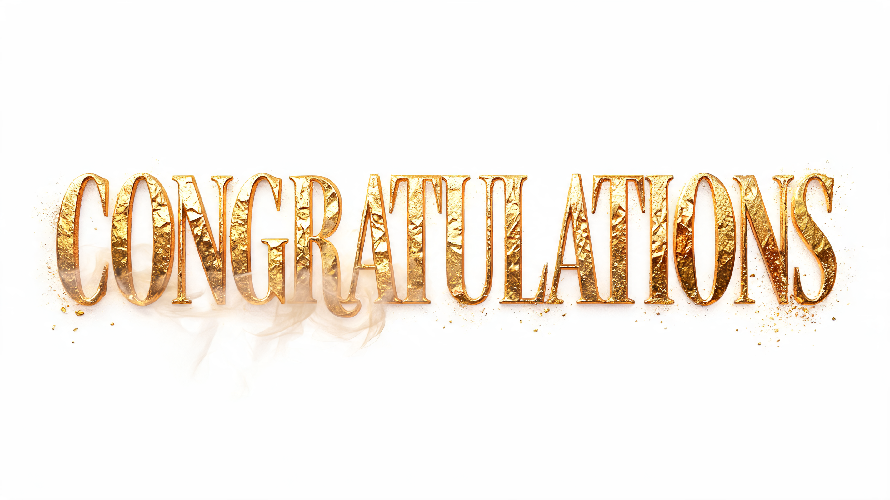 "congratulations" — Anniversary | AI Text Effect Generator