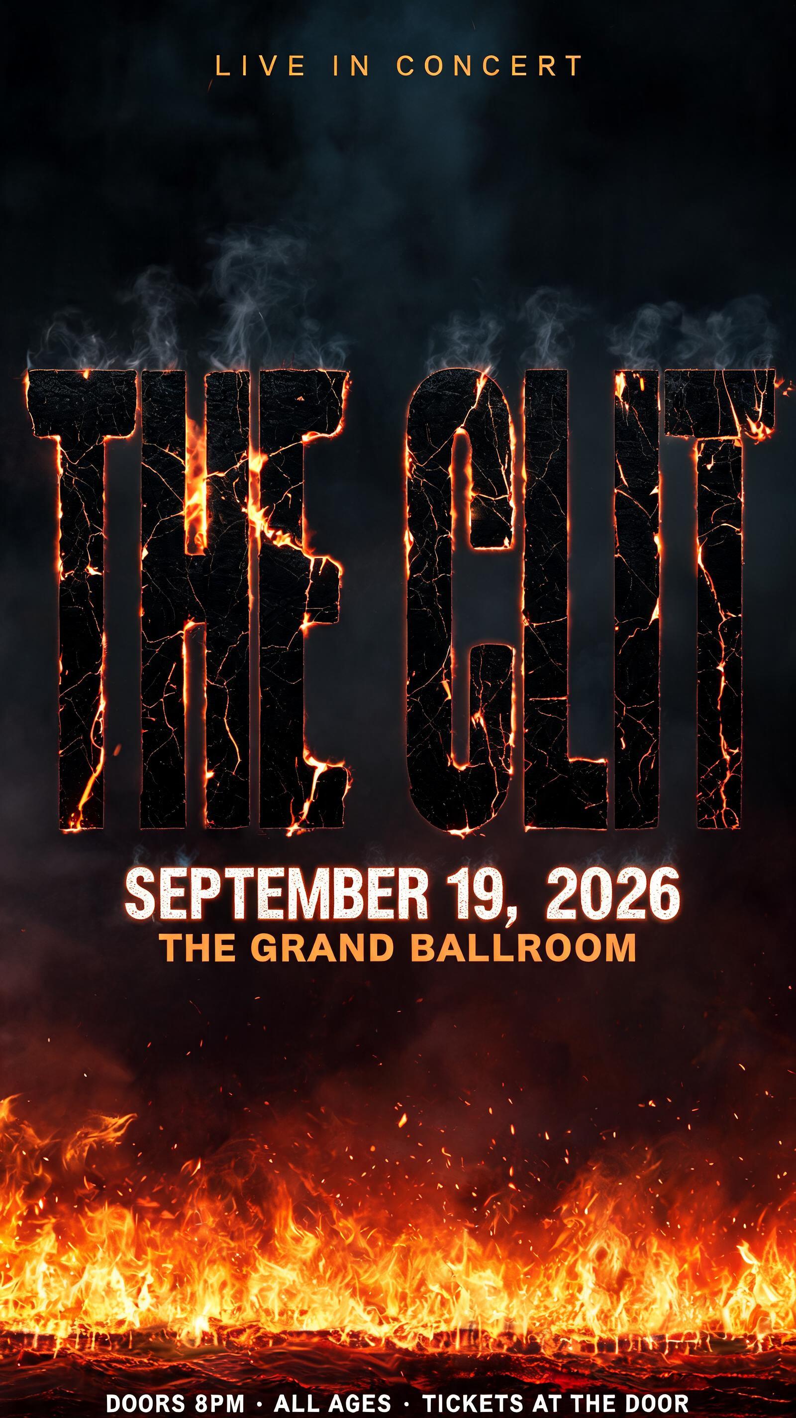 "THE CLIT" — Fire Smoke | AI Text Effect Generator