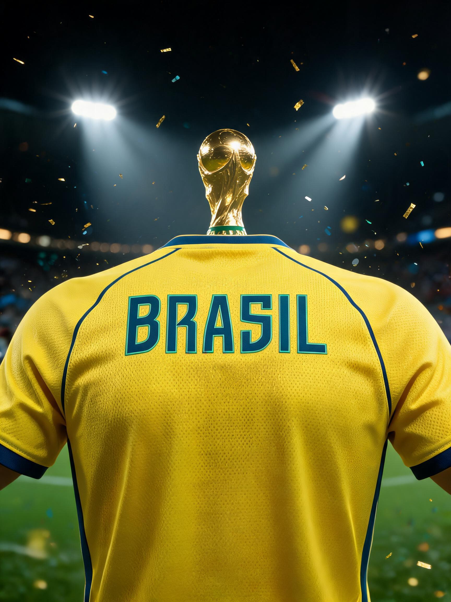 "BRASIL" — Sports Football | AI Text Effect Generator