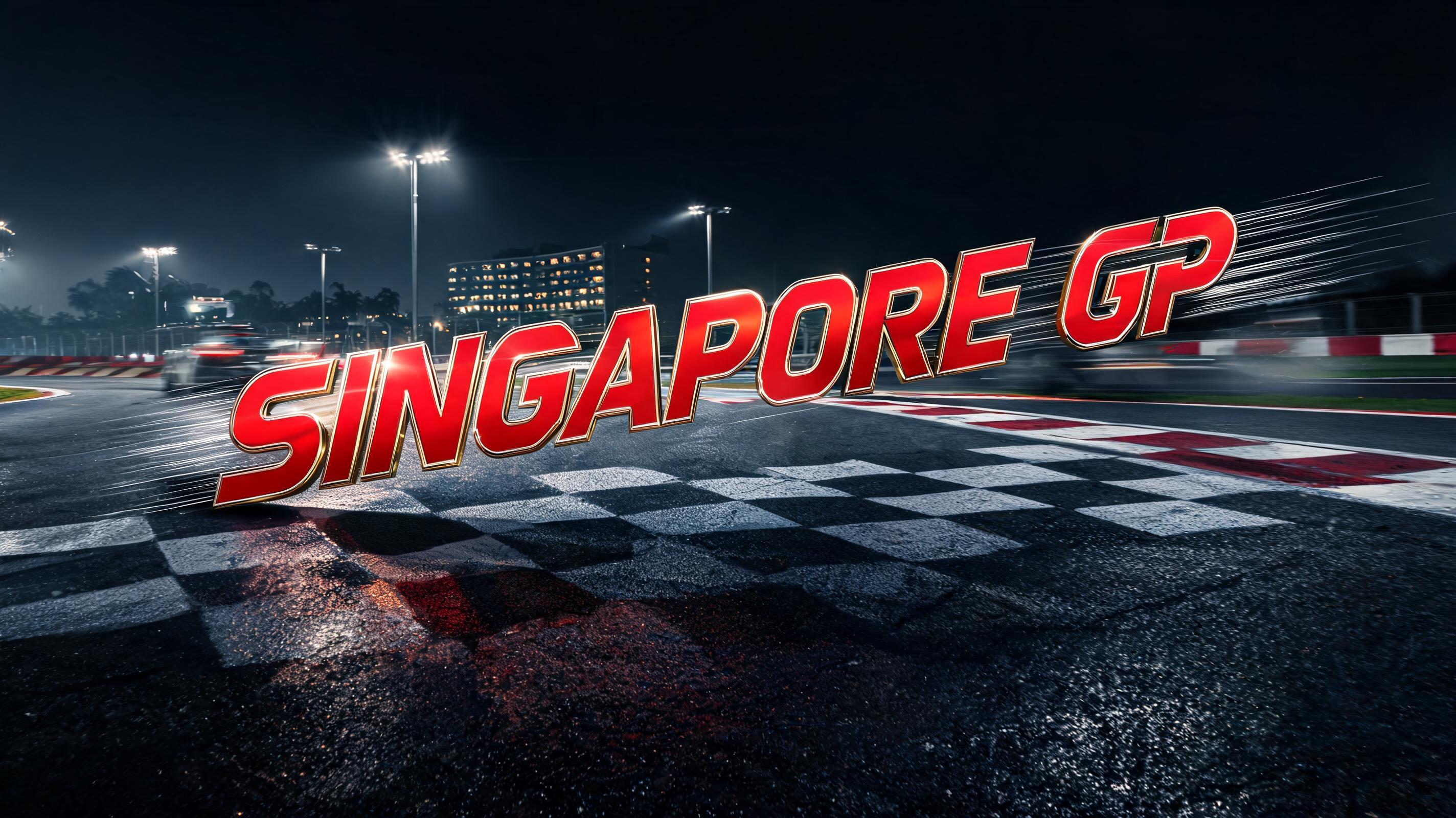 "Singapore GP" — Racing | AI Text Effect Generator