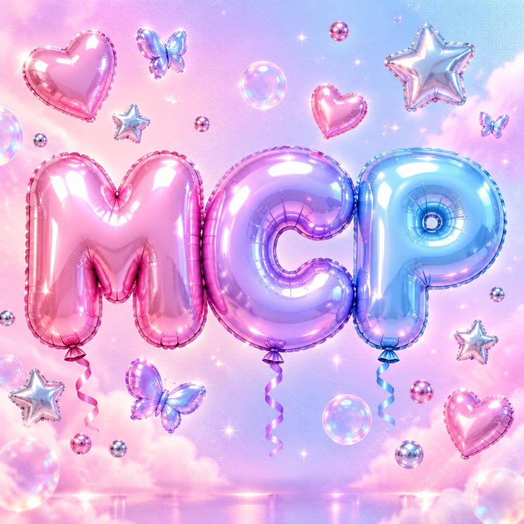 "MCP" — Y2k Bubbly | AI Text Effect Generator