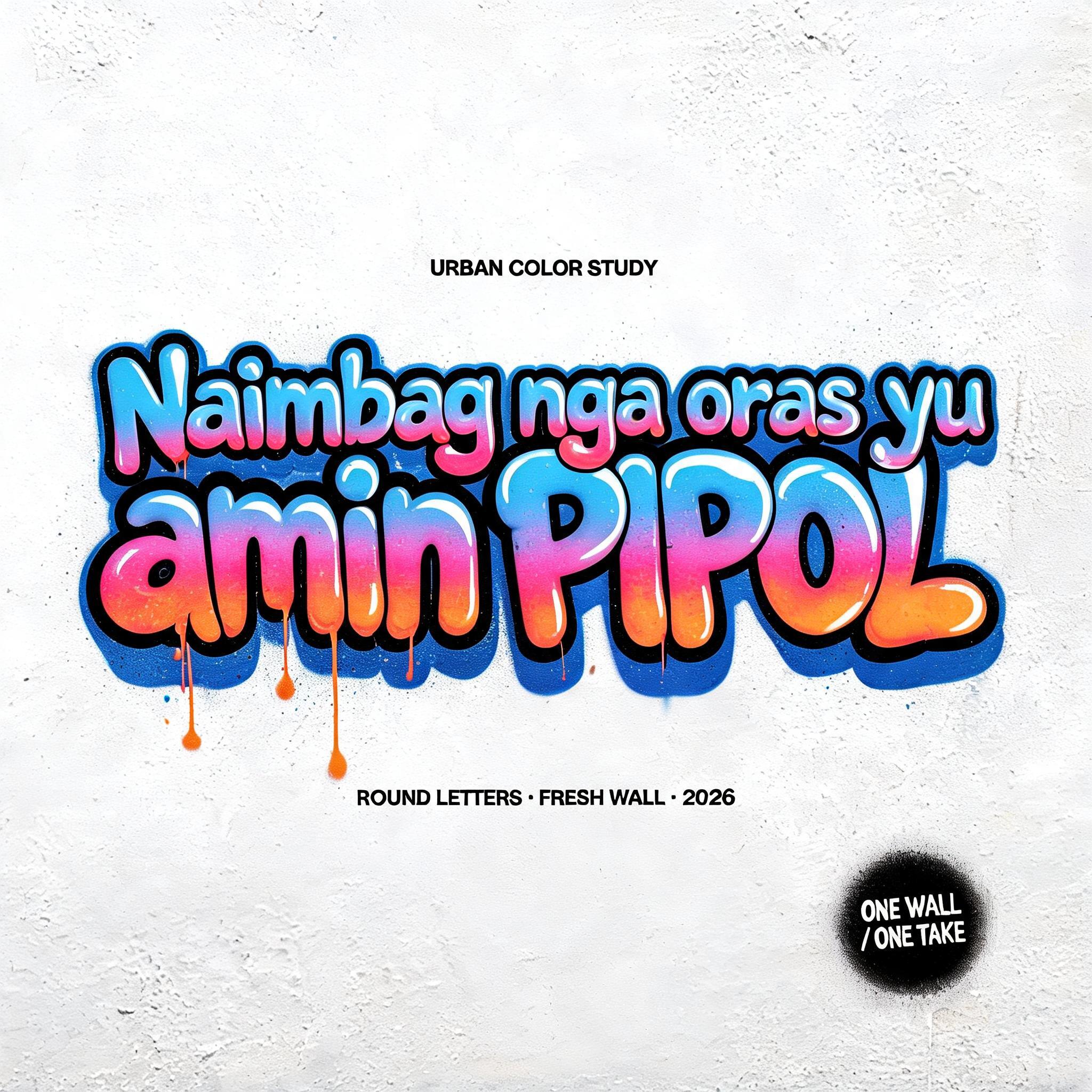 "" — Graffiti text effect