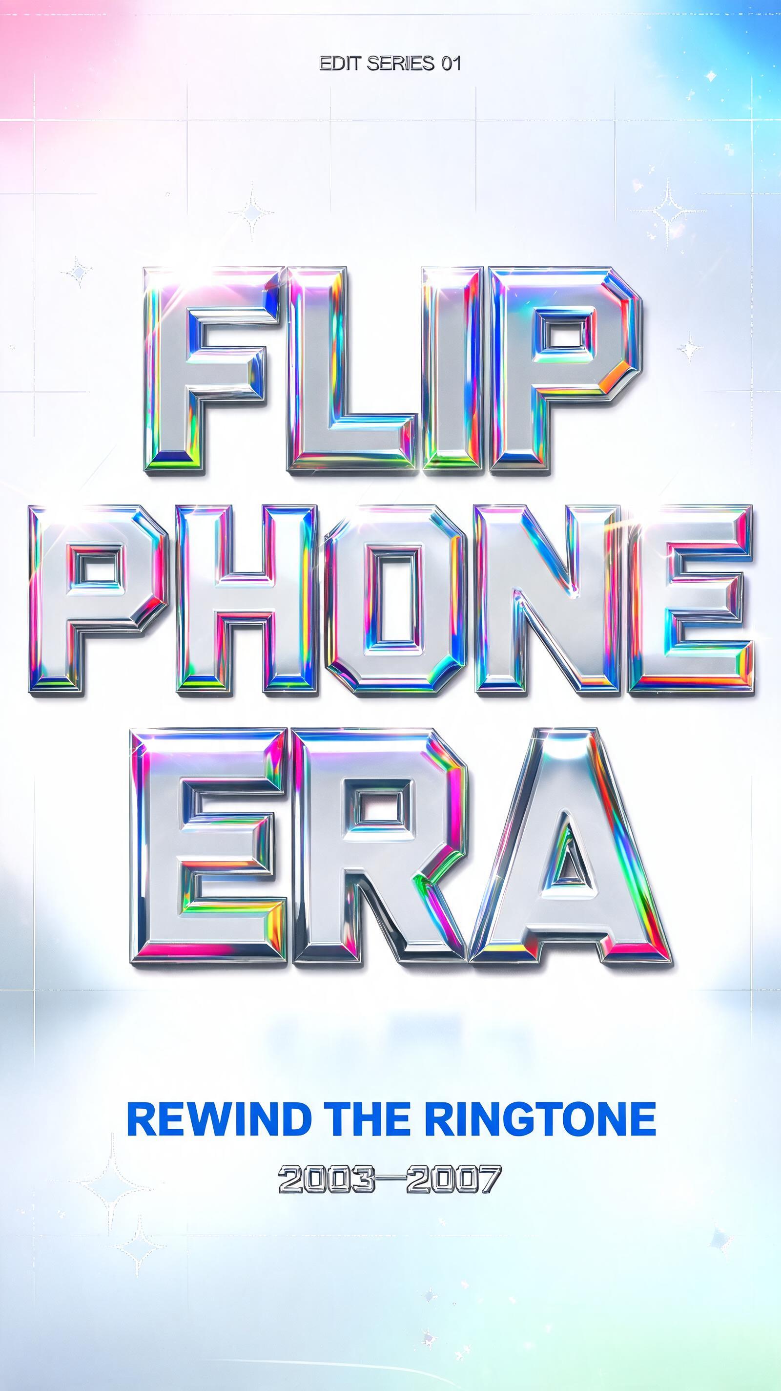 "I need chrome lettering for my edit series Flip Phone Era" — Y2k Chrome | AI Text Effect Generator