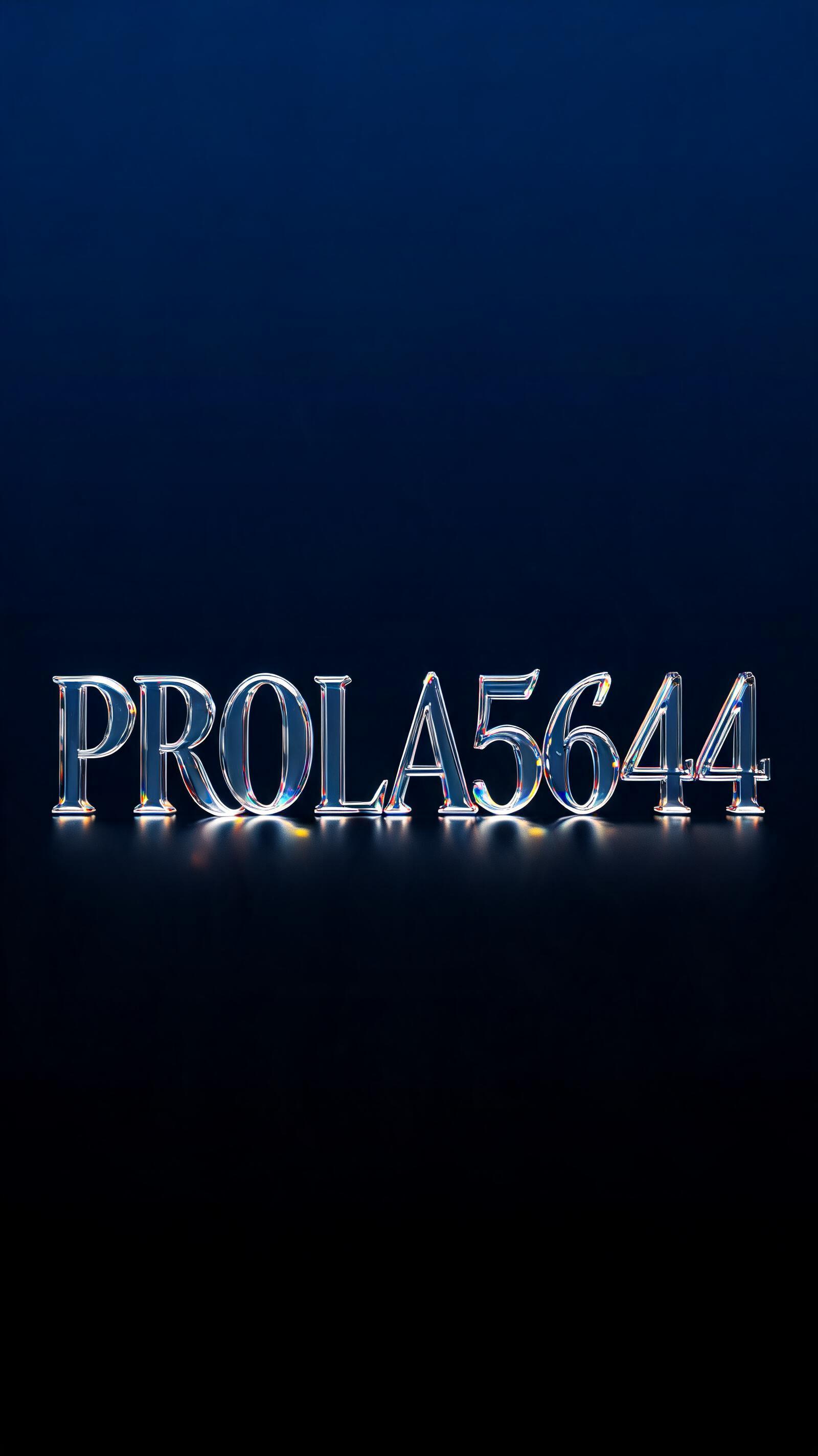 "PROLA5644" — Glass | AI Text Effect Generator