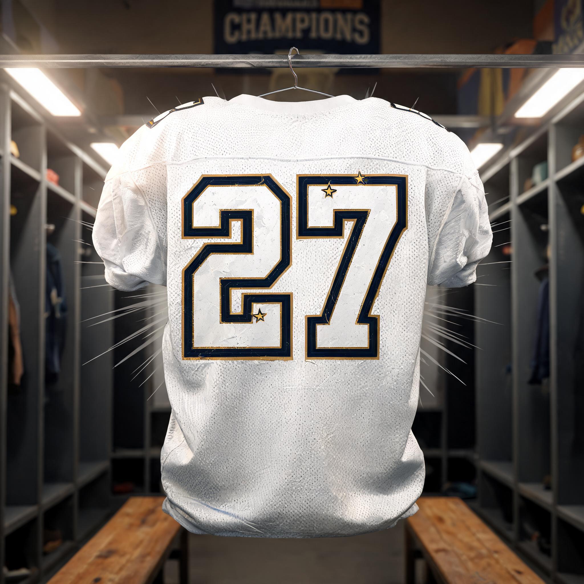 "27" — Sports | AI Text Effect Generator