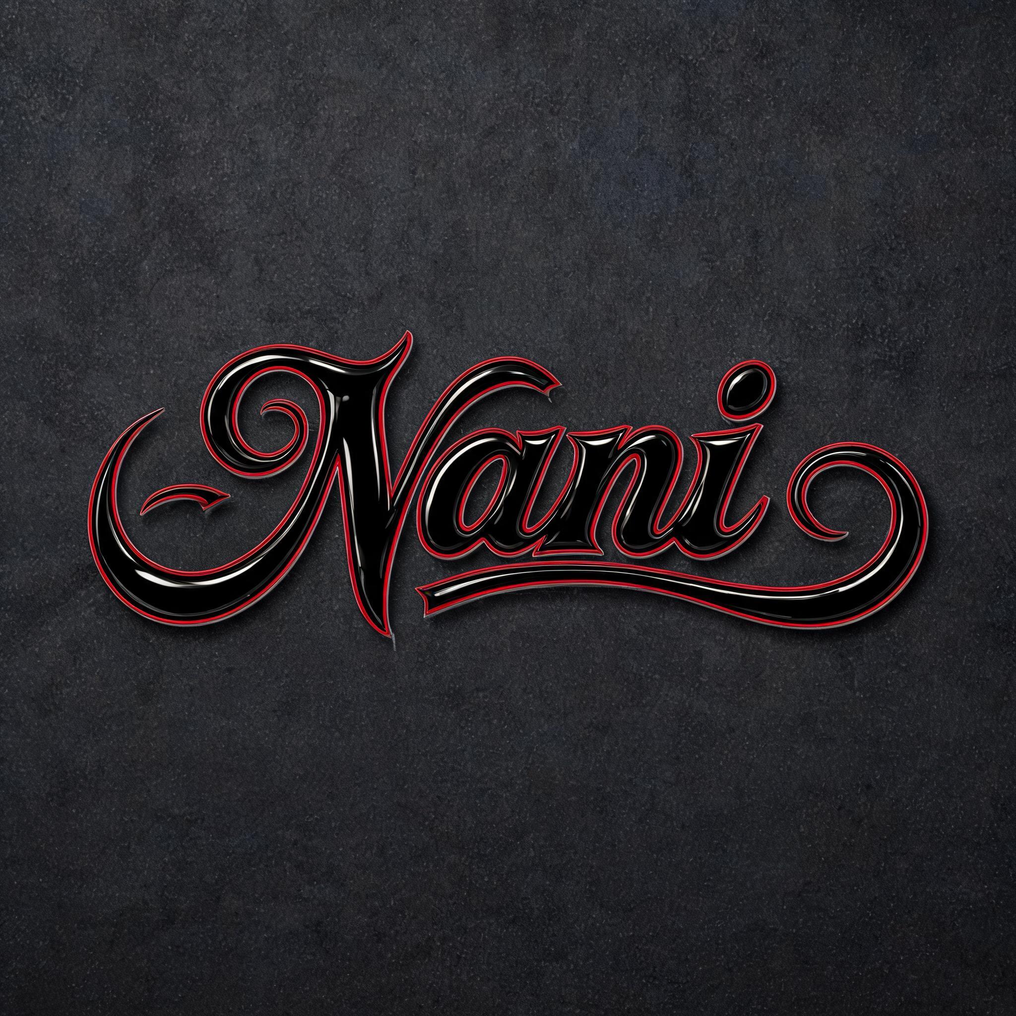 "Nani" — Chicano | AI Text Effect Generator