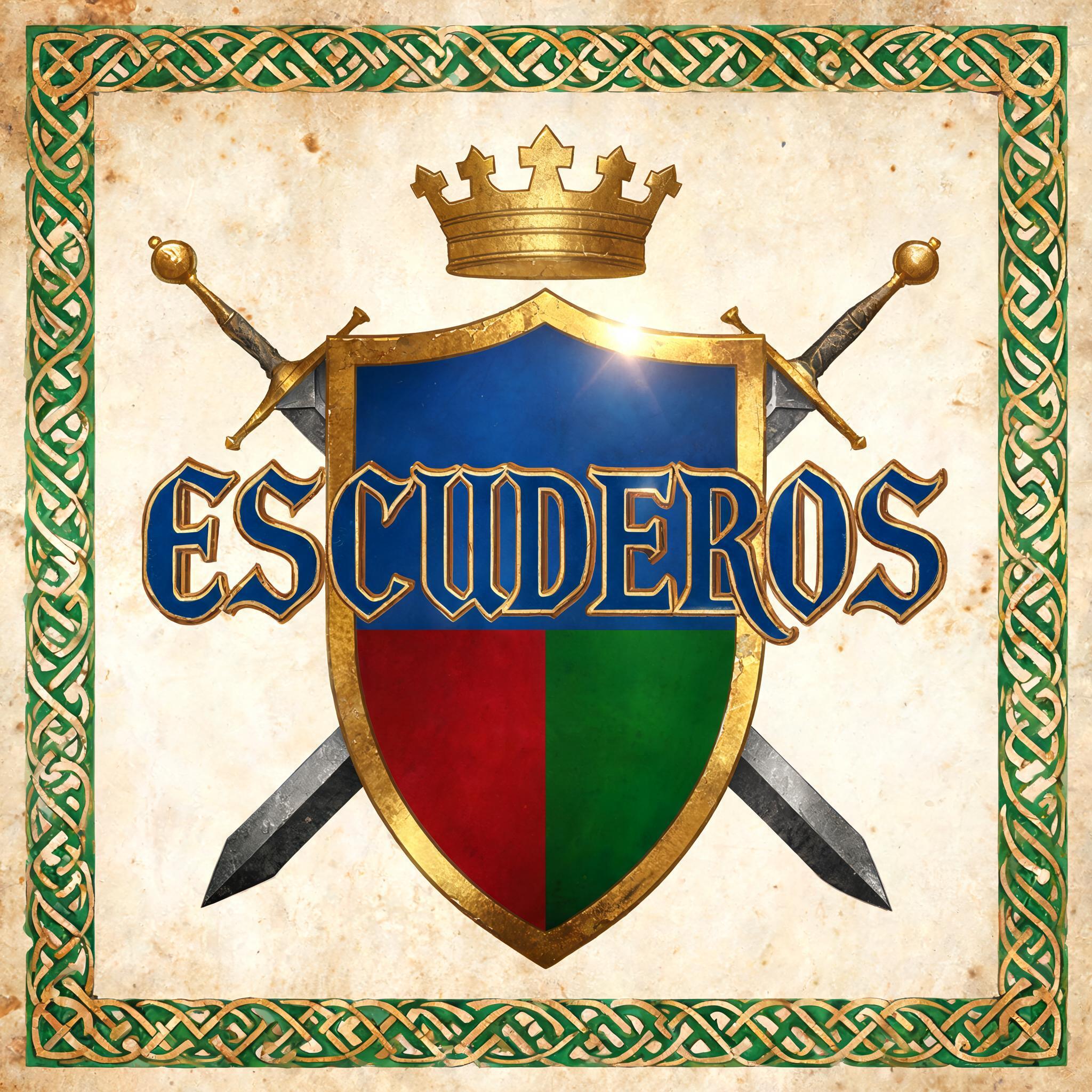 "ESCUDEROS" — Medieval | AI Text Effect Generator