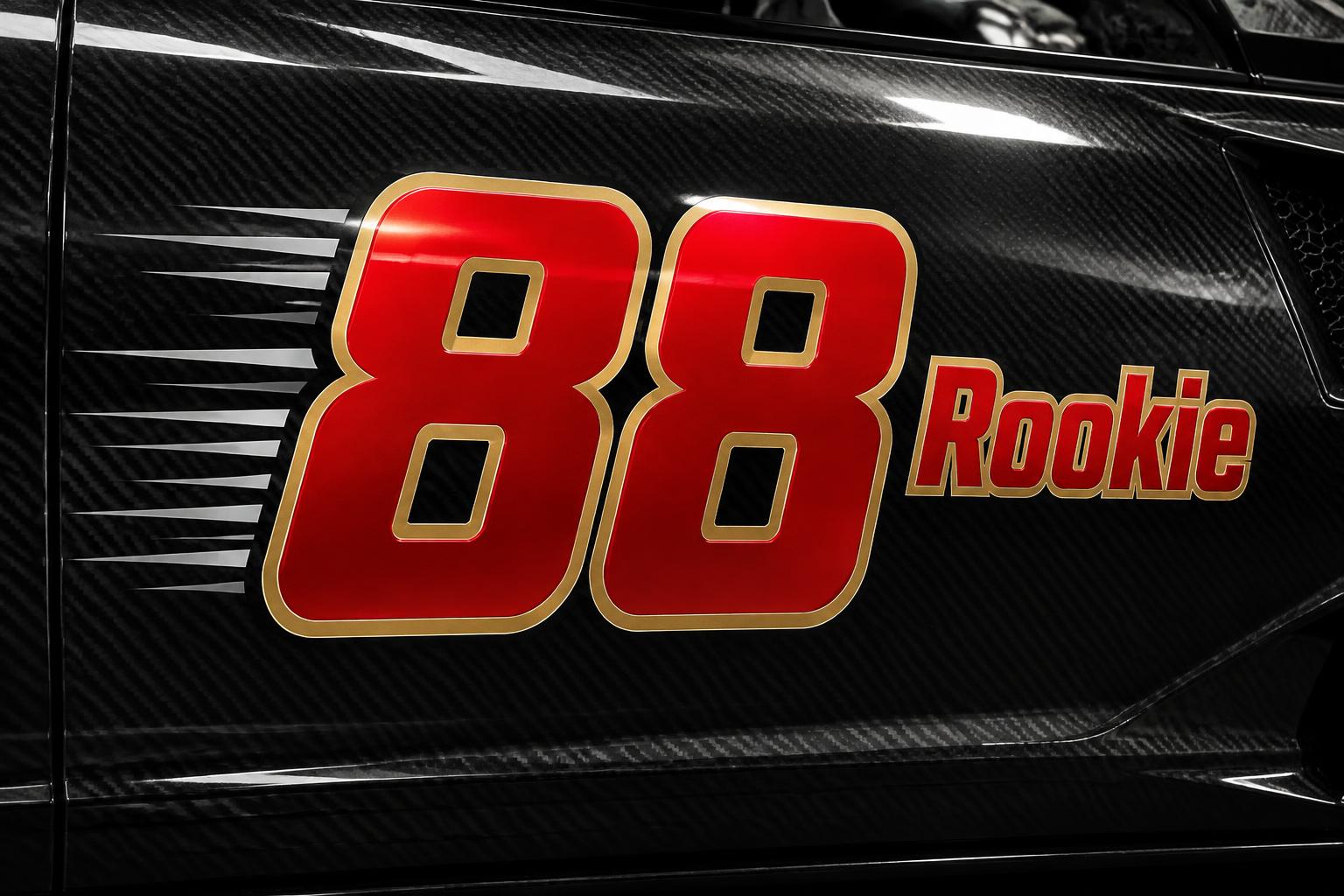 "88
Rookie" — Racing | AI Text Effect Generator