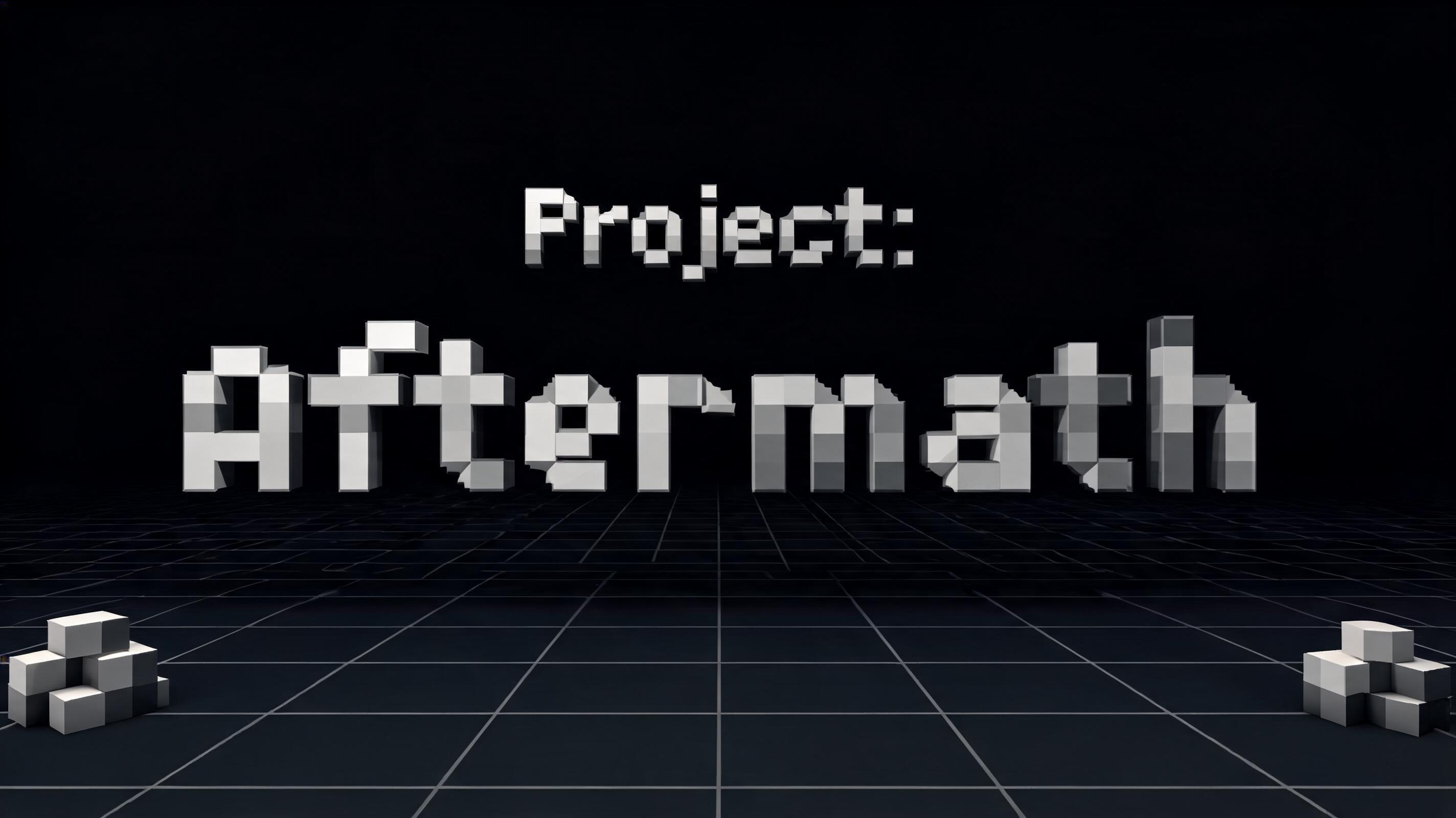 "Project: Aftermath" — Pixel Art | AI Text Effect Generator