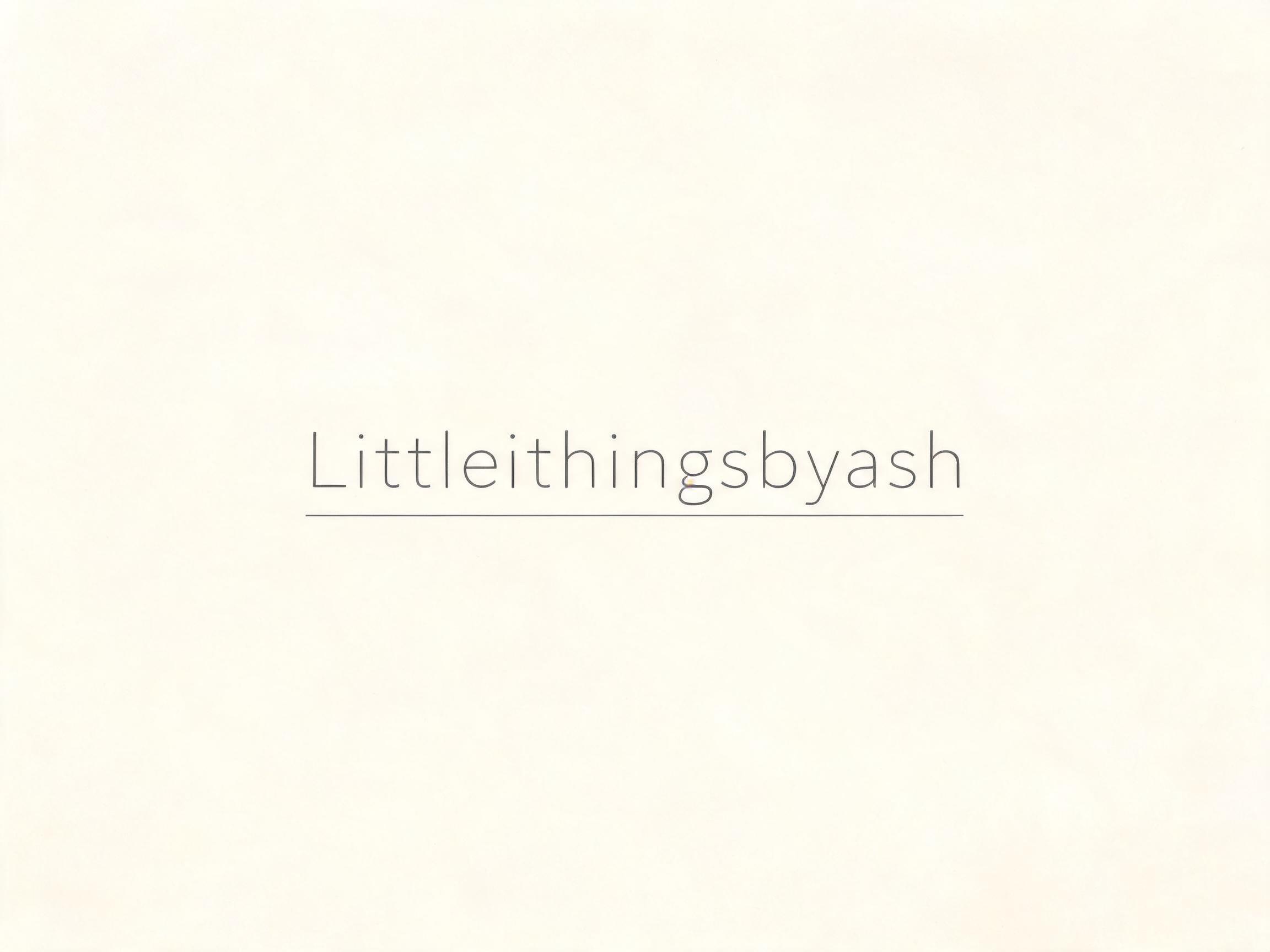 "Littleithingsbyash" — Minimal | AI Text Effect Generator